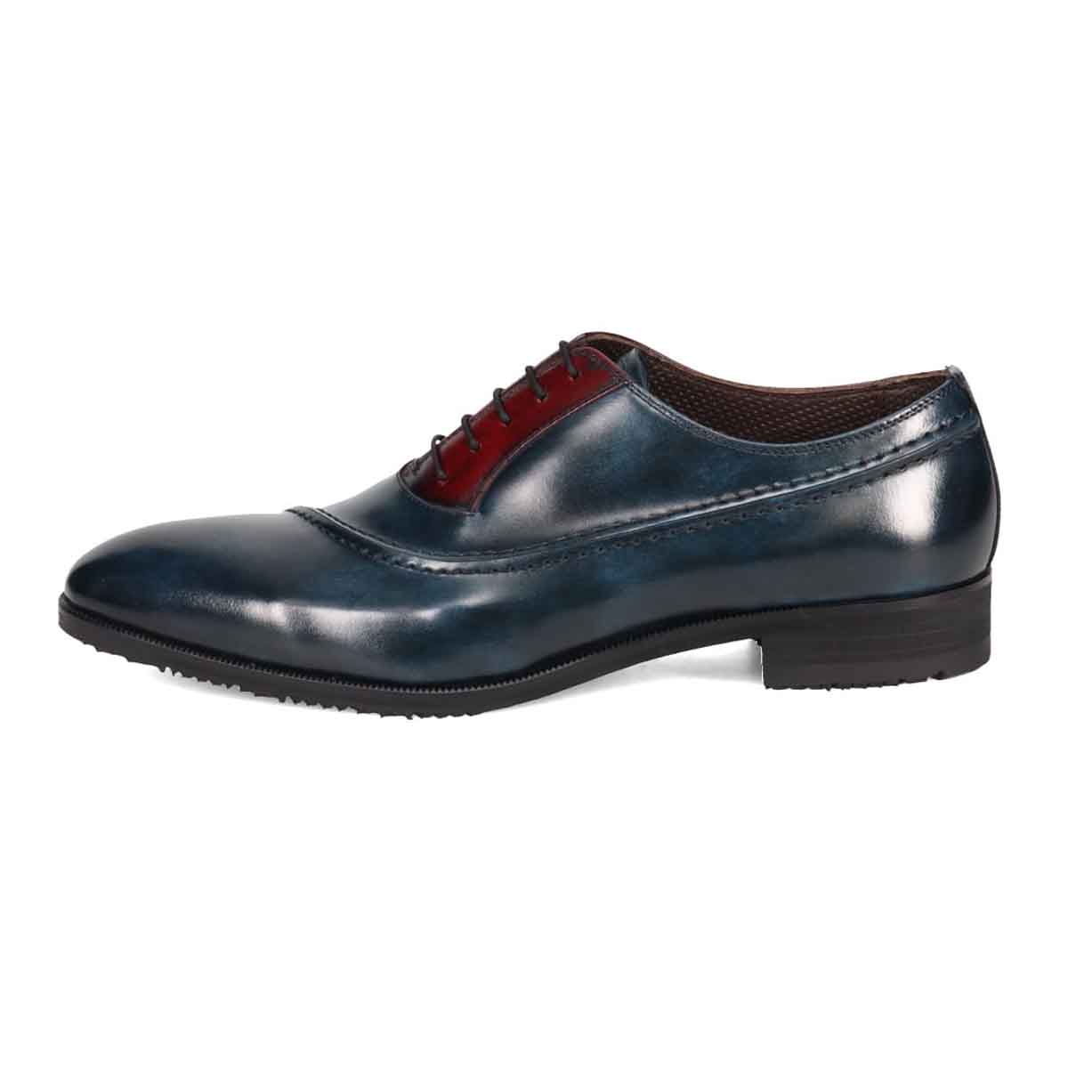 【防滑ソール】マドラス madras ドレスシューズ SPM419 NAVY/RED 25.0