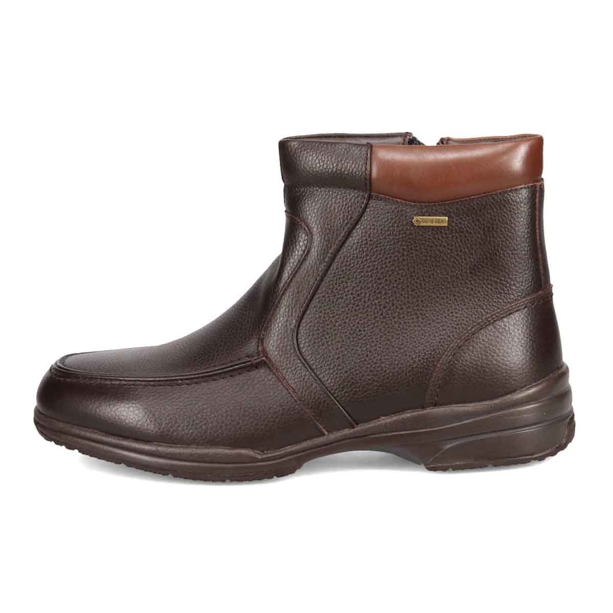 【GORE-TEX】マドラスウォーク madras Walk 防水 防滑 4E 幅広カジュアルブーツ SPMW5476 BROWN 25.0