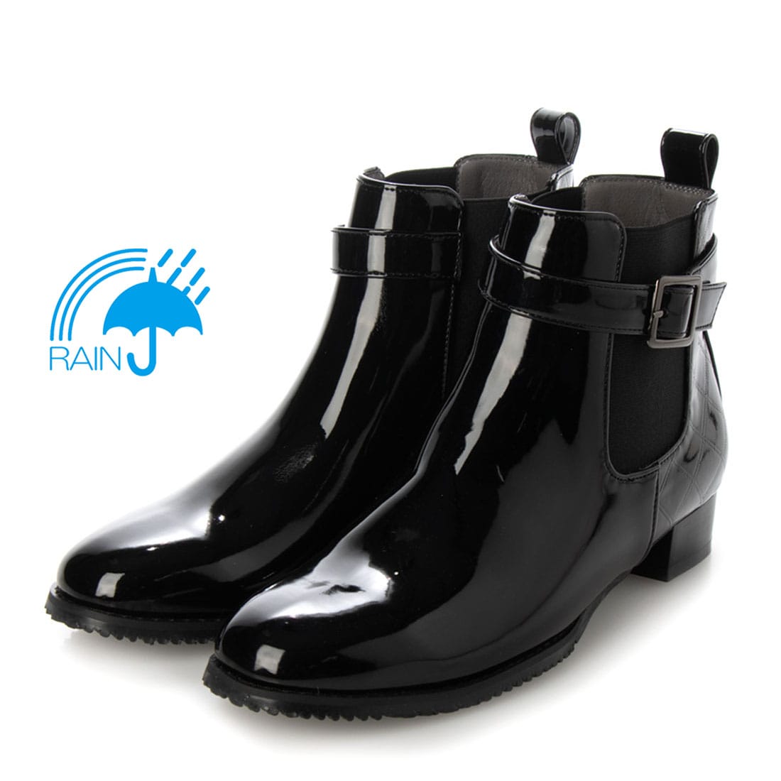 【防水加工】テーン tehen 雨の日も安心♪防水サイドゴアブーツ　TN5002 BLACK M　(23.0～23.5)