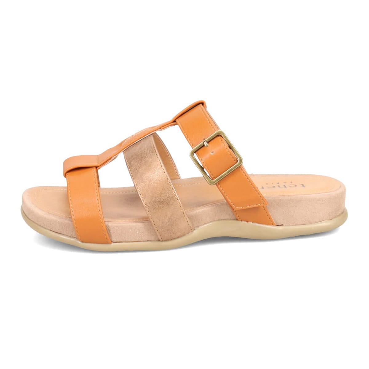 テーン tehen 定番 フラット フットベッドサンダル  TN5004 CAMEL M　(23.0～23.5)