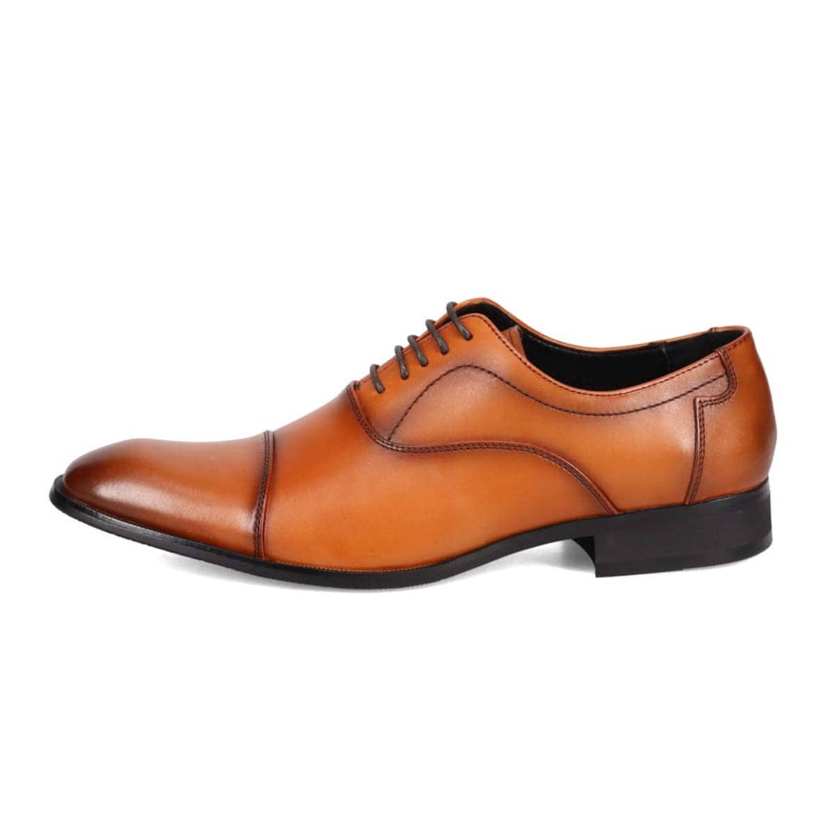 ヴィア カミーノ via cammino　内羽根ストレートチップドレスシューズ　VC2505 L-BROWN 25.0