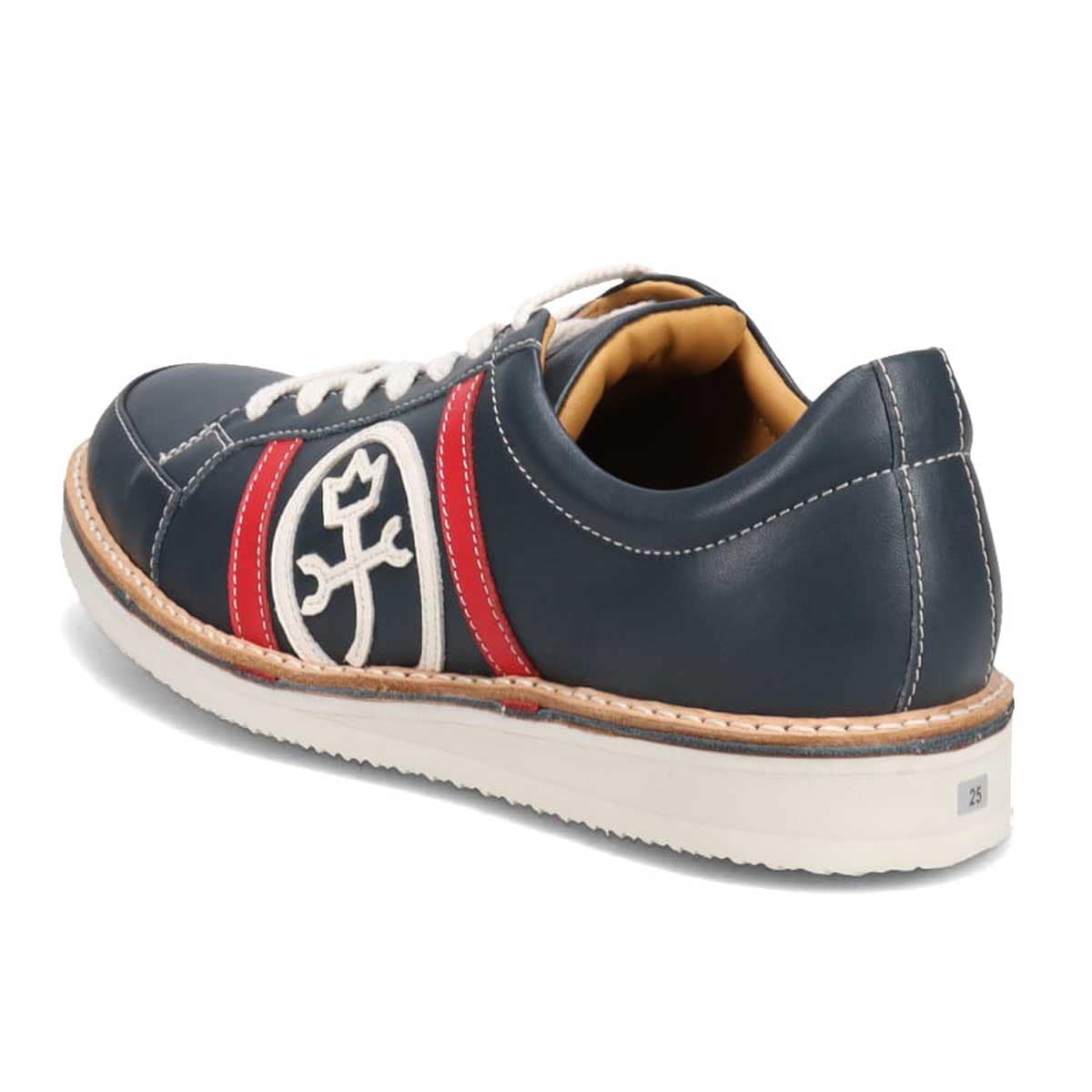 カステルバジャック CASTELBAJAC ローカットレザースニーカー 012321 NAVY 25.0