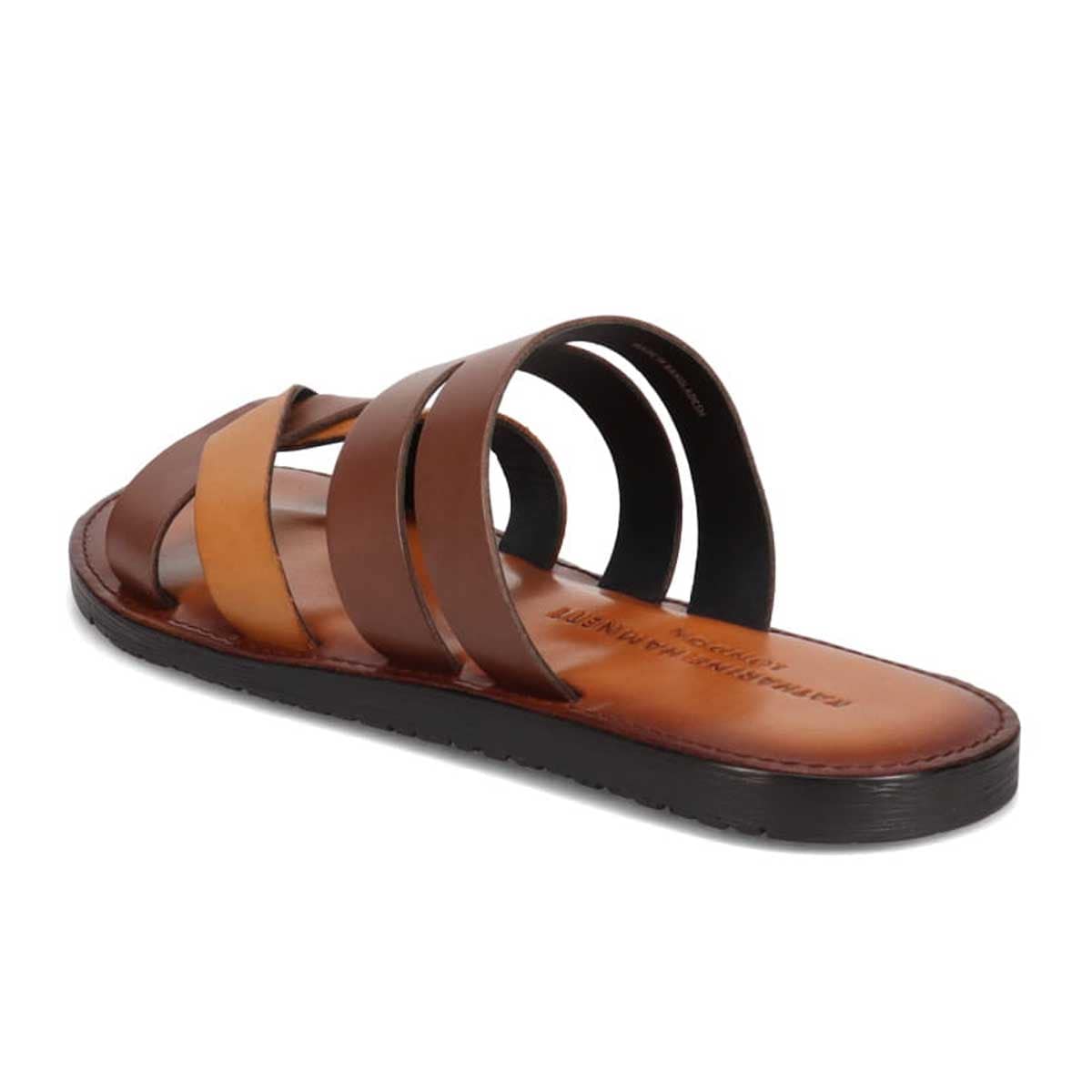 キャサリンハムネットロンドン KATHARINE HAMNETT LONDON レザーサンダル  031770 D-BROWN 25.0