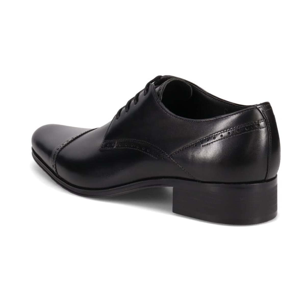 KATHARINE HAMNETT LONDON　外羽根ストレートチップドレスシューズ　03954 BLACK 25.0