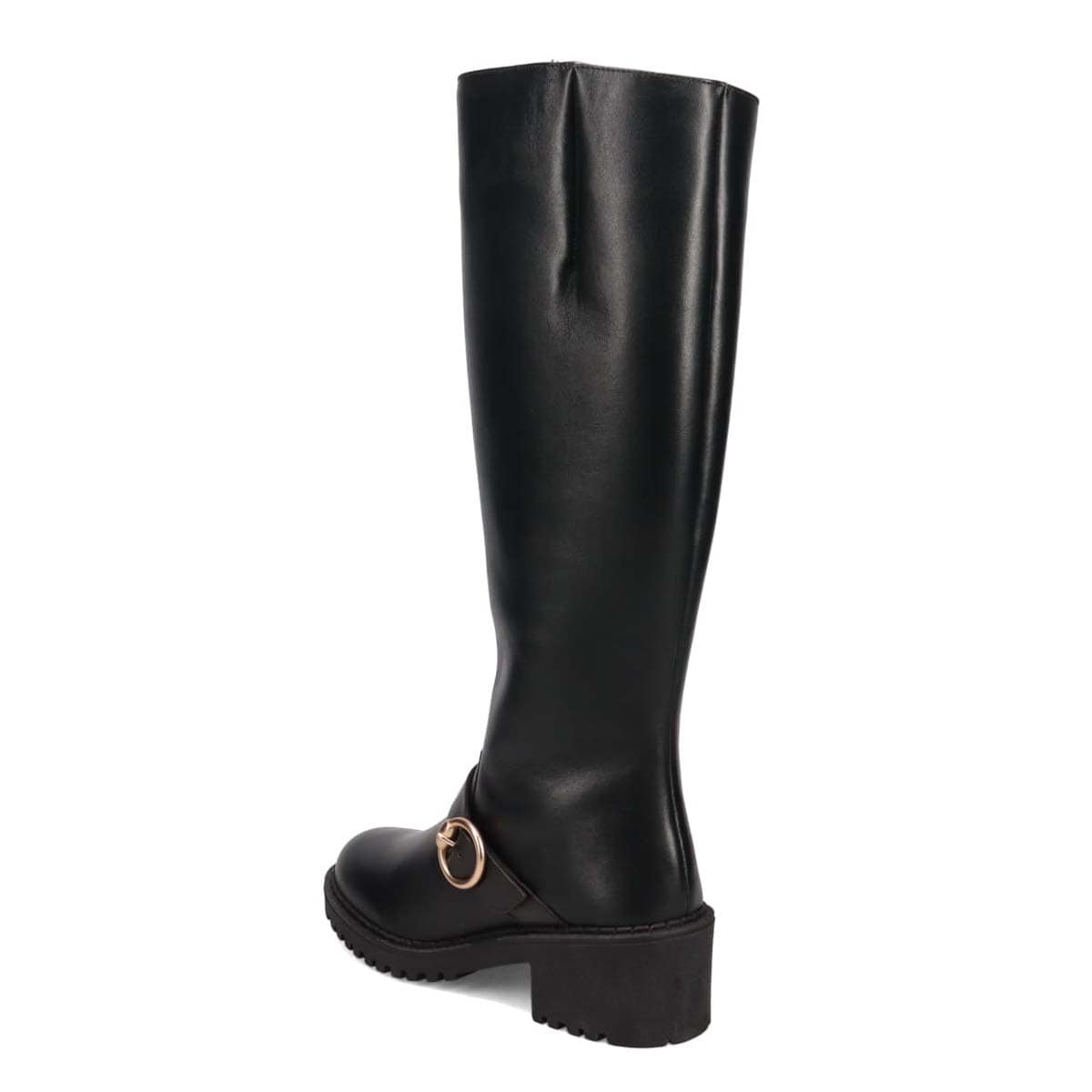 KATHARINE HAMNETT LONDON　ロングブーツ 048108 BLACK 23.0