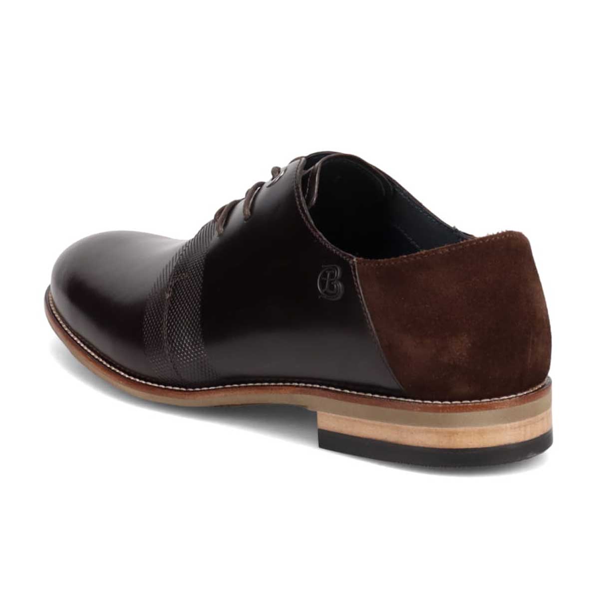 ランバンオンブルー LANVIN en Bleu レースアップ カジュアルシューズ  086514 D-BROWN 25.0