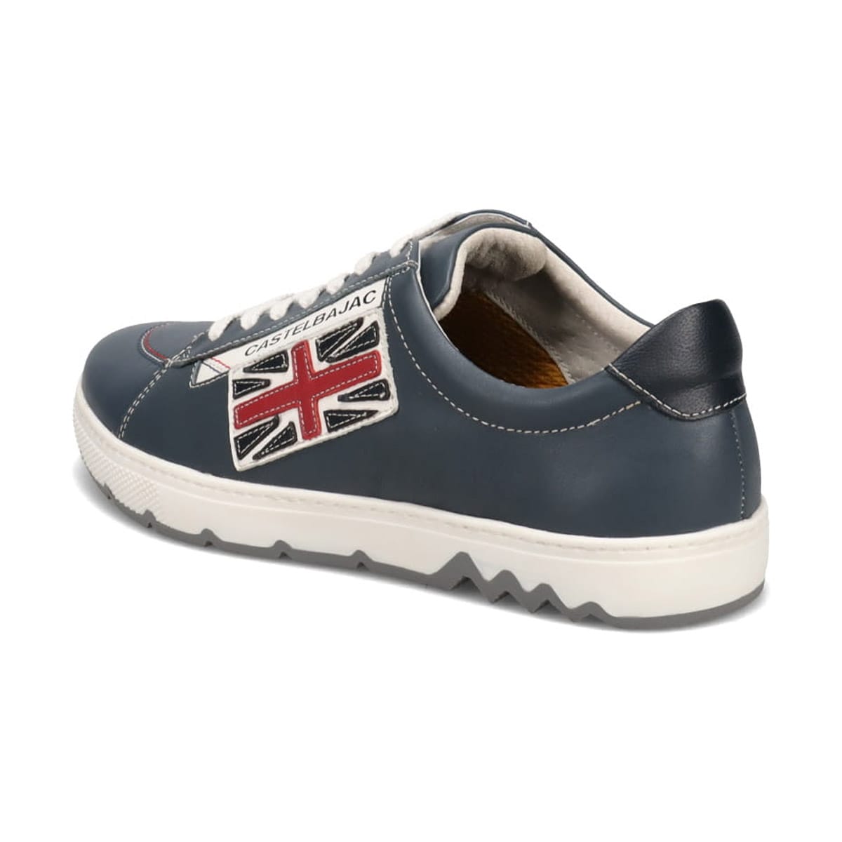 CASTELBAJAC　オパンケ製法　レザースニーカー　12269 NAVY 25.0