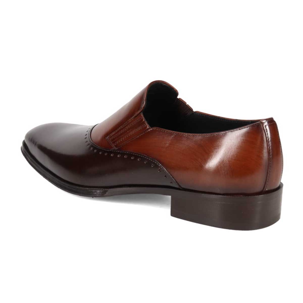 LANVIN COLLECTION　スリッポンドレスシューズ　83525 D-BROWN 25.0