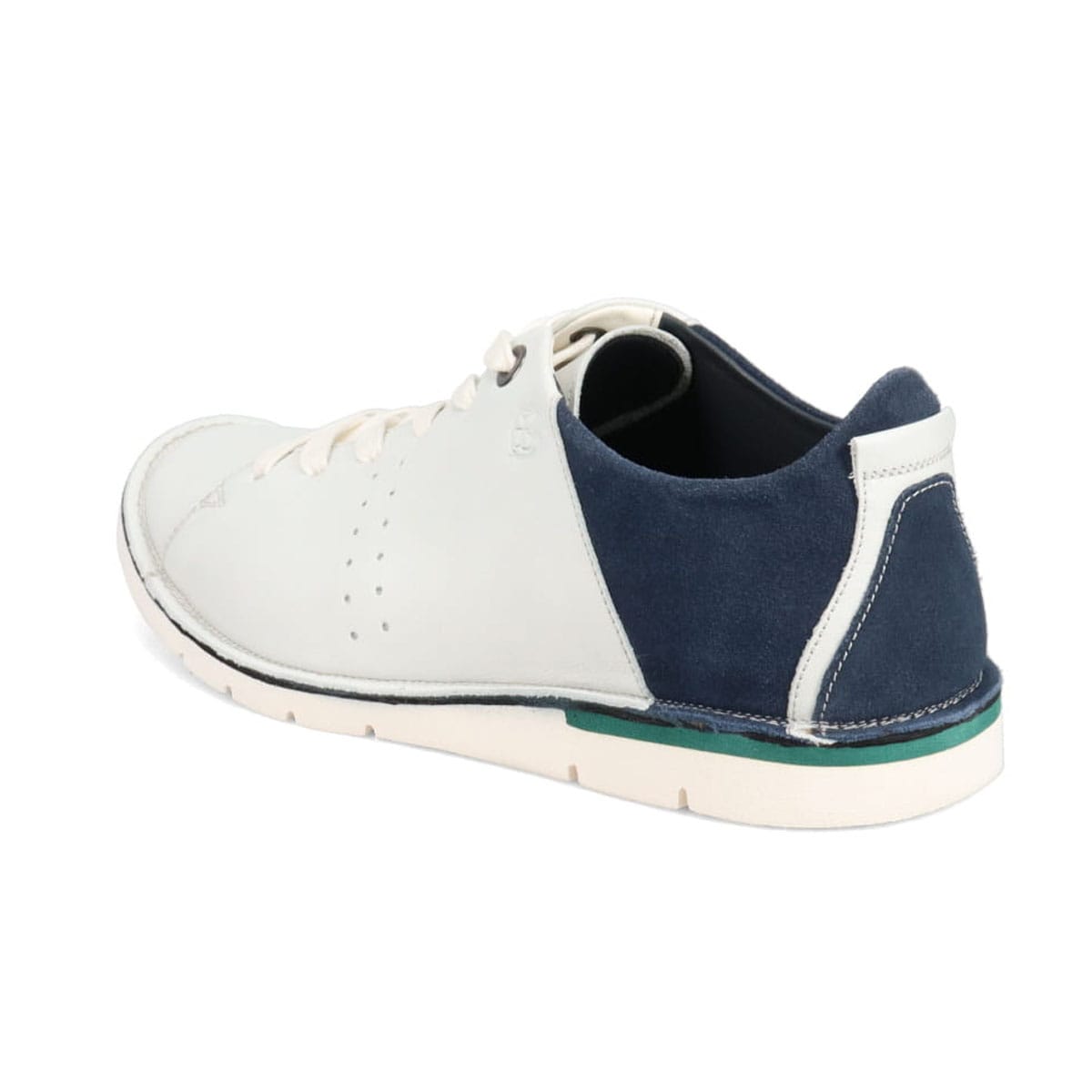 LANVIN en Bleu　プラットステッチダウンスニーカー　86455 WHITE 25.0