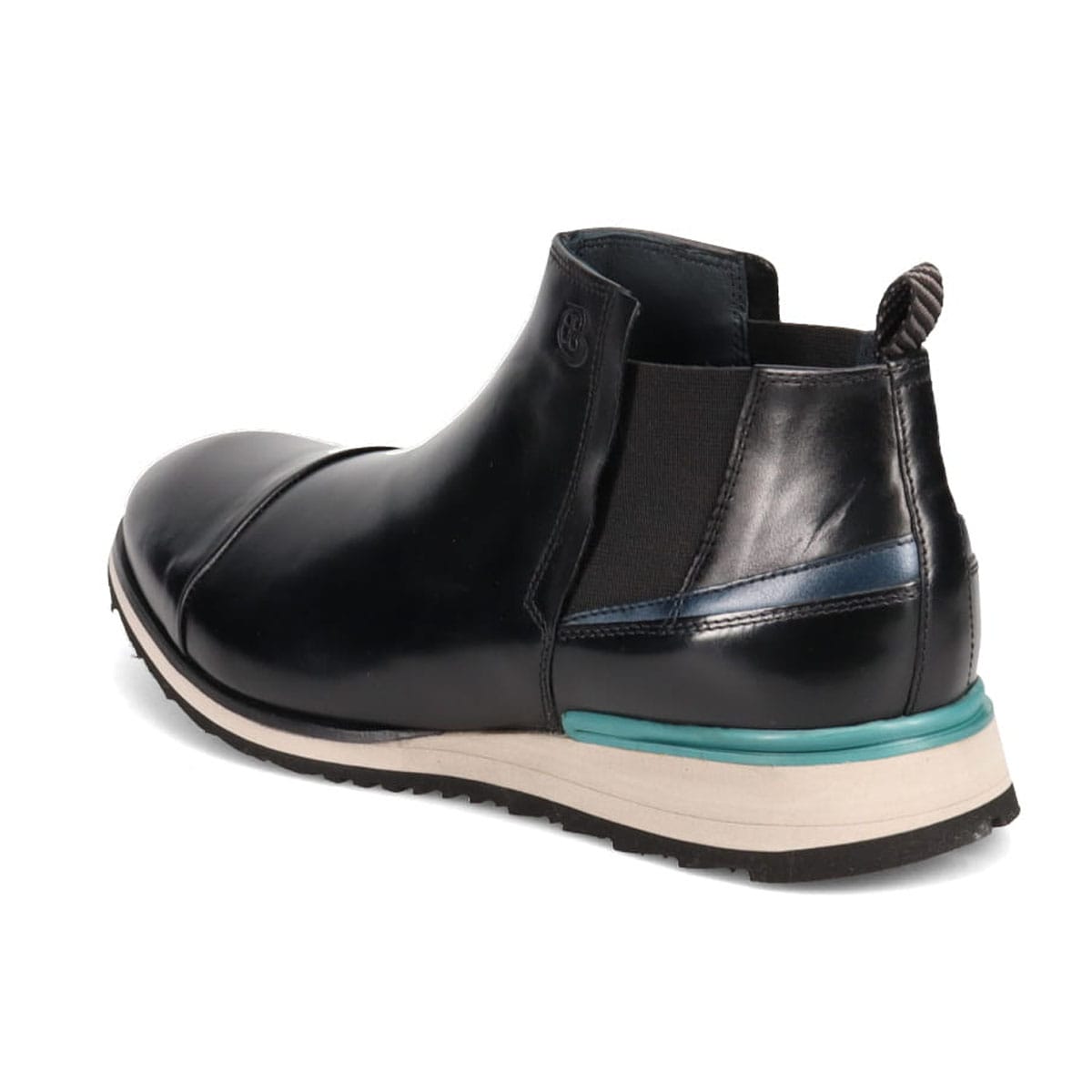 LANVIN en Bleu スポーツMIX サイドゴアブーツ 86489(25.0 BLACK