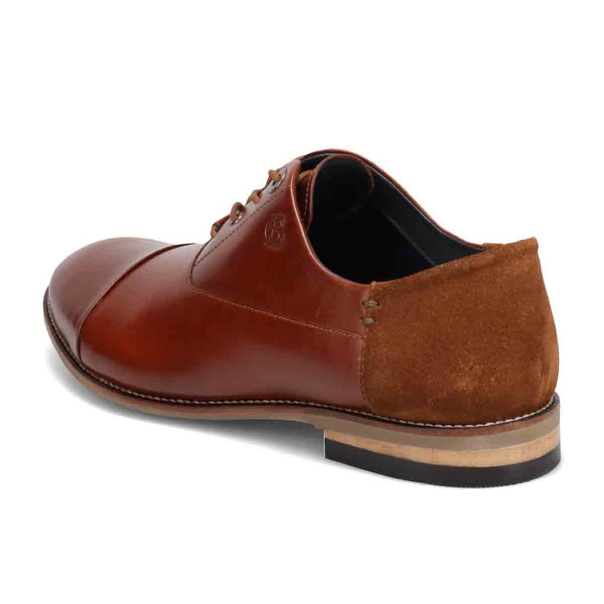 ランバンオンブルー LANVIN en Bleu  アシンメトリーオックスフォードストレートチップカジュアルシューズ  86517 BROWN 25.0