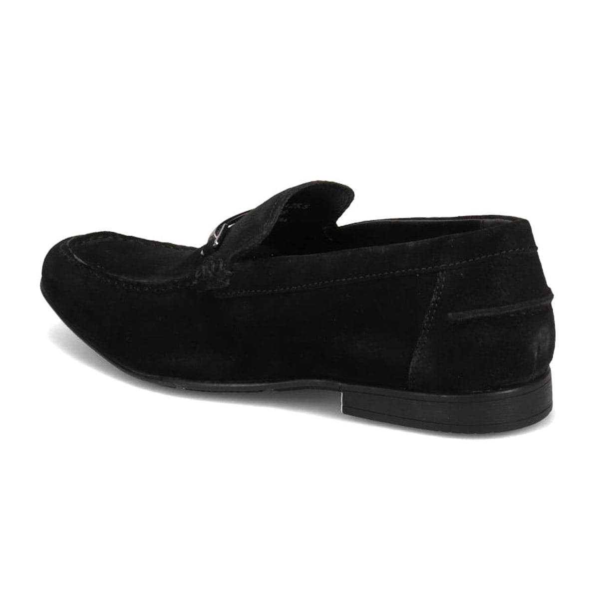アビーロード ABBEY ROAD ビット付き スリッポン カジュアルシューズ　AB8103 BLACK-VELOURS 25.0