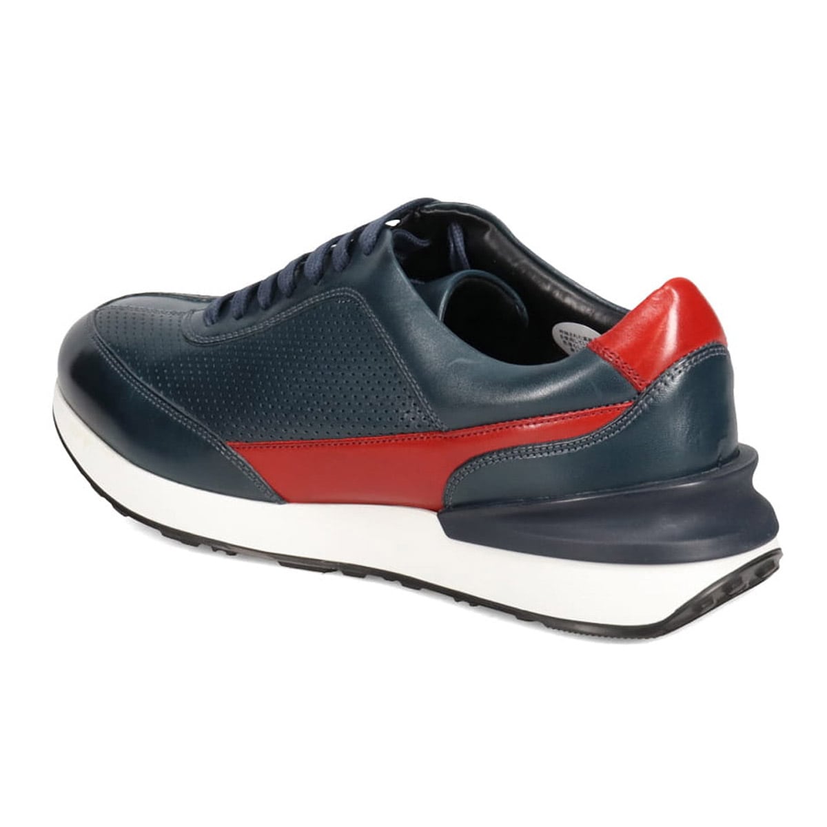 アビーロード ABBEY ROAD レザースニーカー  AB8251 NAVY/RED 25.0