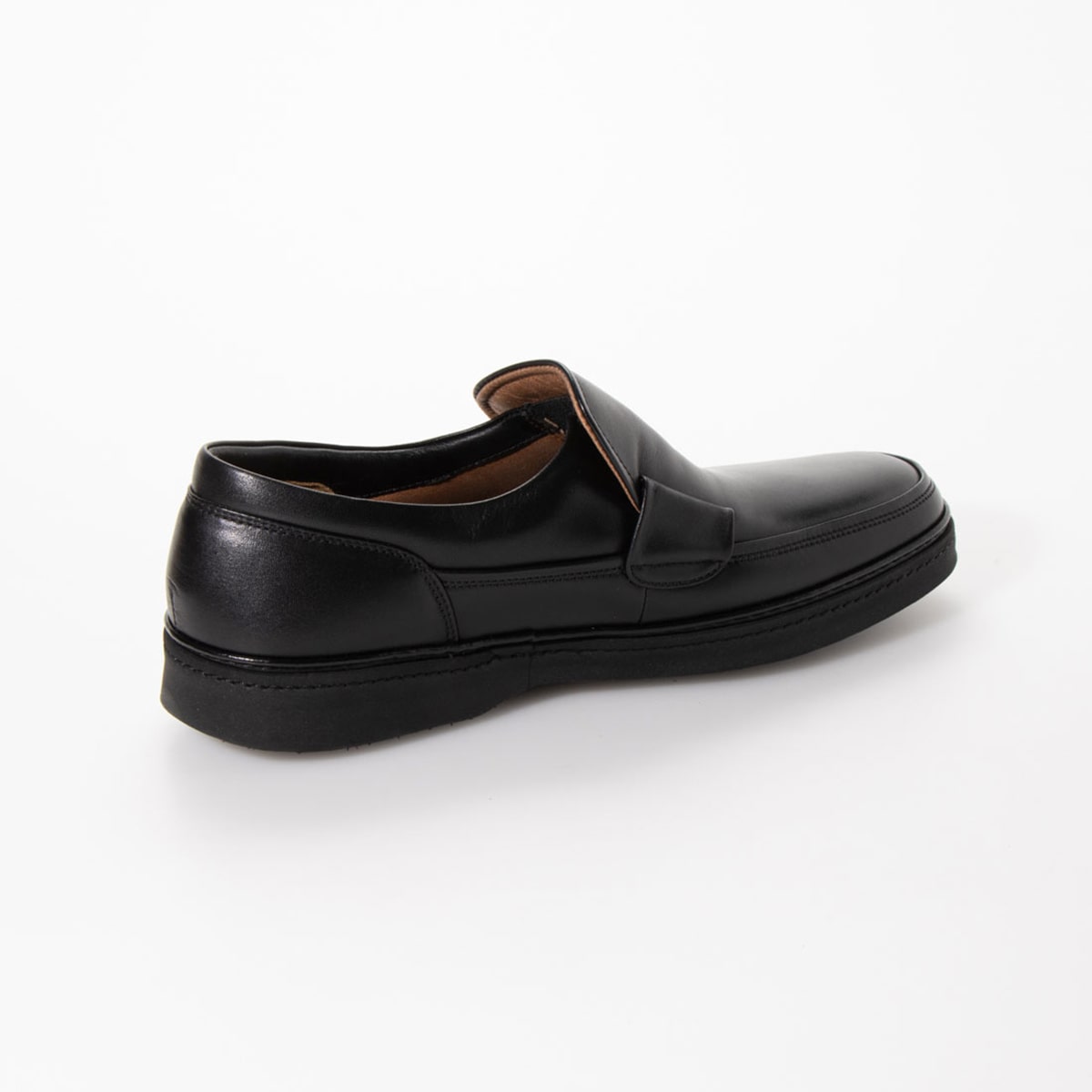 DAKS モカシンカジュアルスリップオンシューズ DA2004 BLACK 25.0