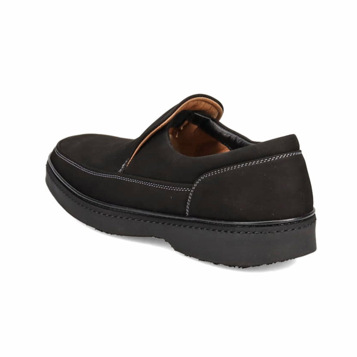ダックス DAKS ふんわり柔らかな足当たり！DAKSスリッポンシューズ DA2107 BLACK-NUBUK 25.0