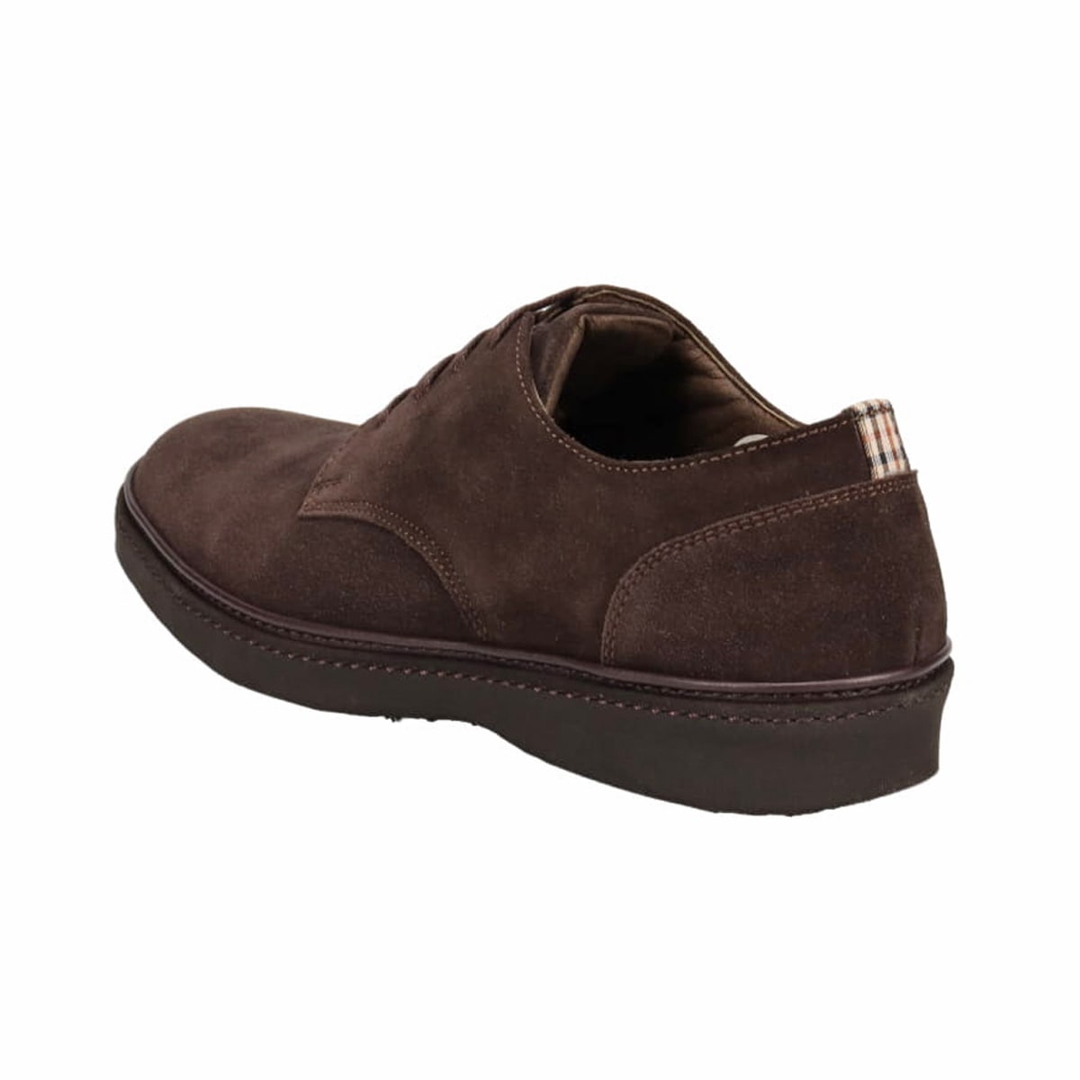 DAKS　外羽根プレーントウ・カジュアルシューズ DA2147 D-BROWN-VELOURS 25.0