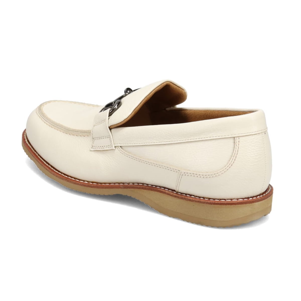 DAKS　ビット付きスリップオン・ビジカジシューズ DA5220 WHITE 25.0