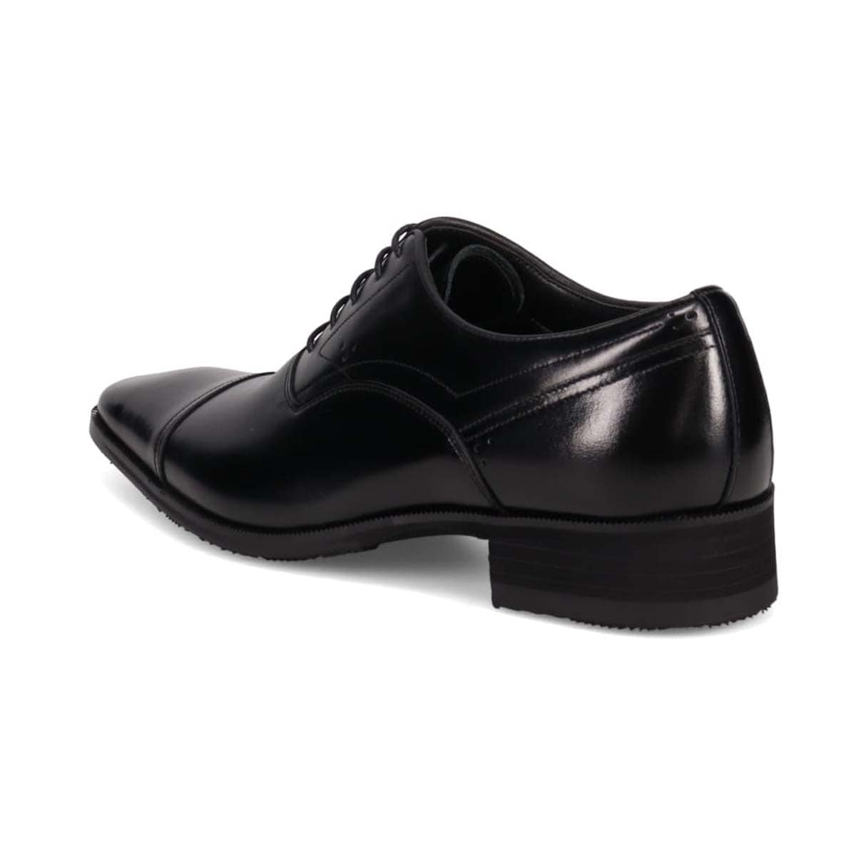 モデロ MODELLO 4ｃｍ４時間防水 内羽根ストレートチップドレスシューズ　DM1607H BLACK 25.0