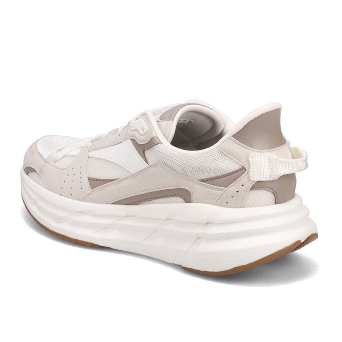 モデロ MODELLO 「リカバリーインソール」搭載で指圧効果により血行を115％促進。Recoveryナイロンメッシュスニーカー　DM2754R WHITE/C 25.0