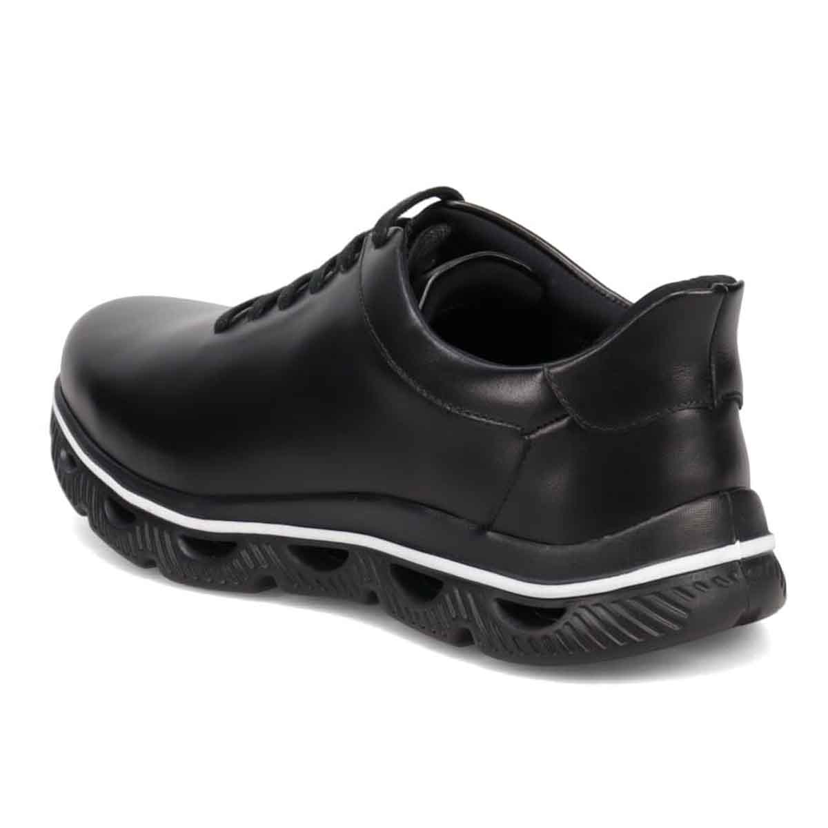 モデロ MODELLO 「Recovery Shiatsu Insole」搭載で指圧効果により血行をよくする。 レザースニーカー　DM3342R BLACK 25.0