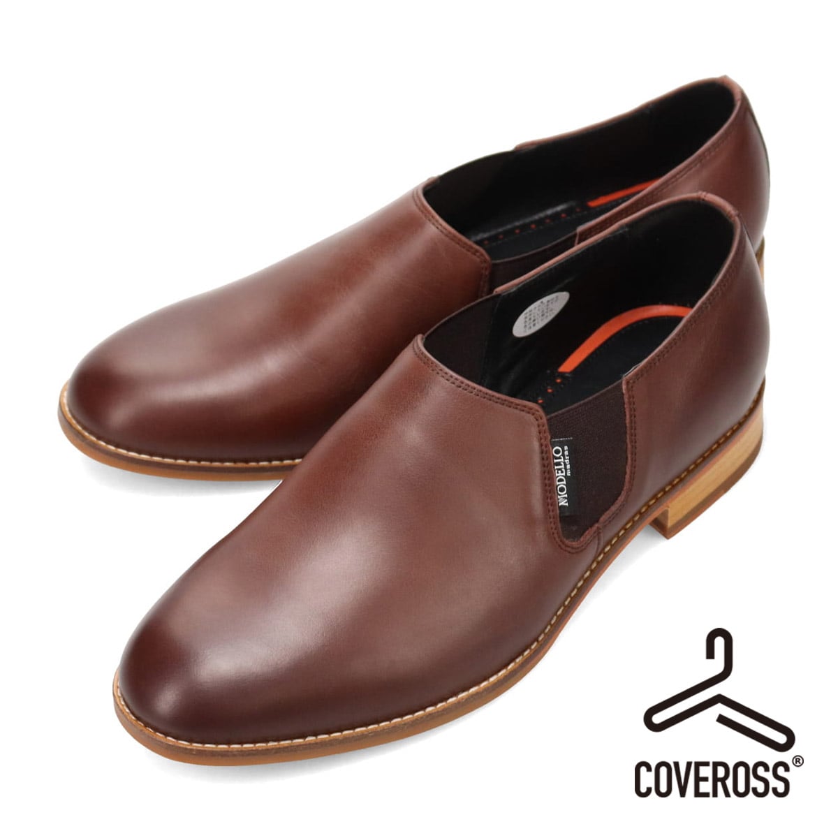モデロ MODELLO COVEROSS  スリッポン・カジュアルシューズ　DM3402 D-BROWN 25.0