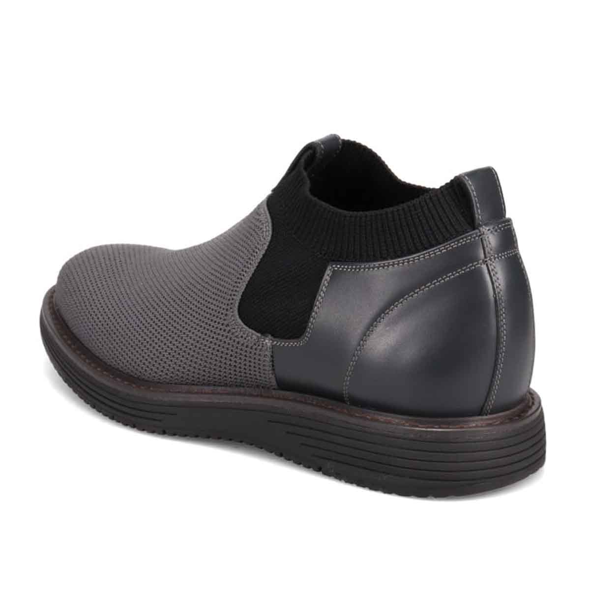 モデロ MODELLO 「Recovery Shiatsu Insole」搭載で指圧効果により血行をよくする。ニットブーティー　DM3416R D-GRAY 25.0