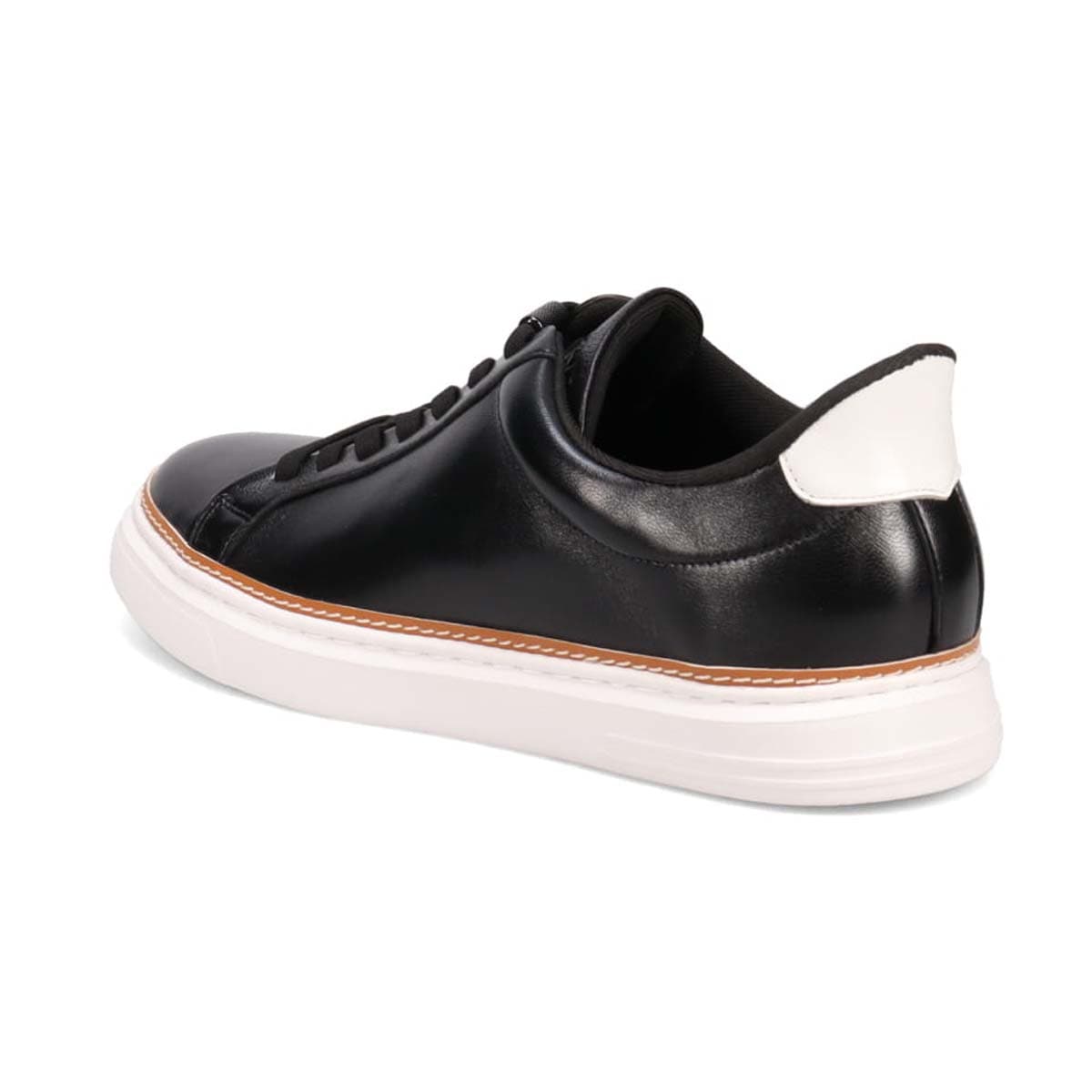 モデロ MODELLO クイックフィット カジュアルレザースニーカー　DM3450 BLACK/WHITE 25.0
