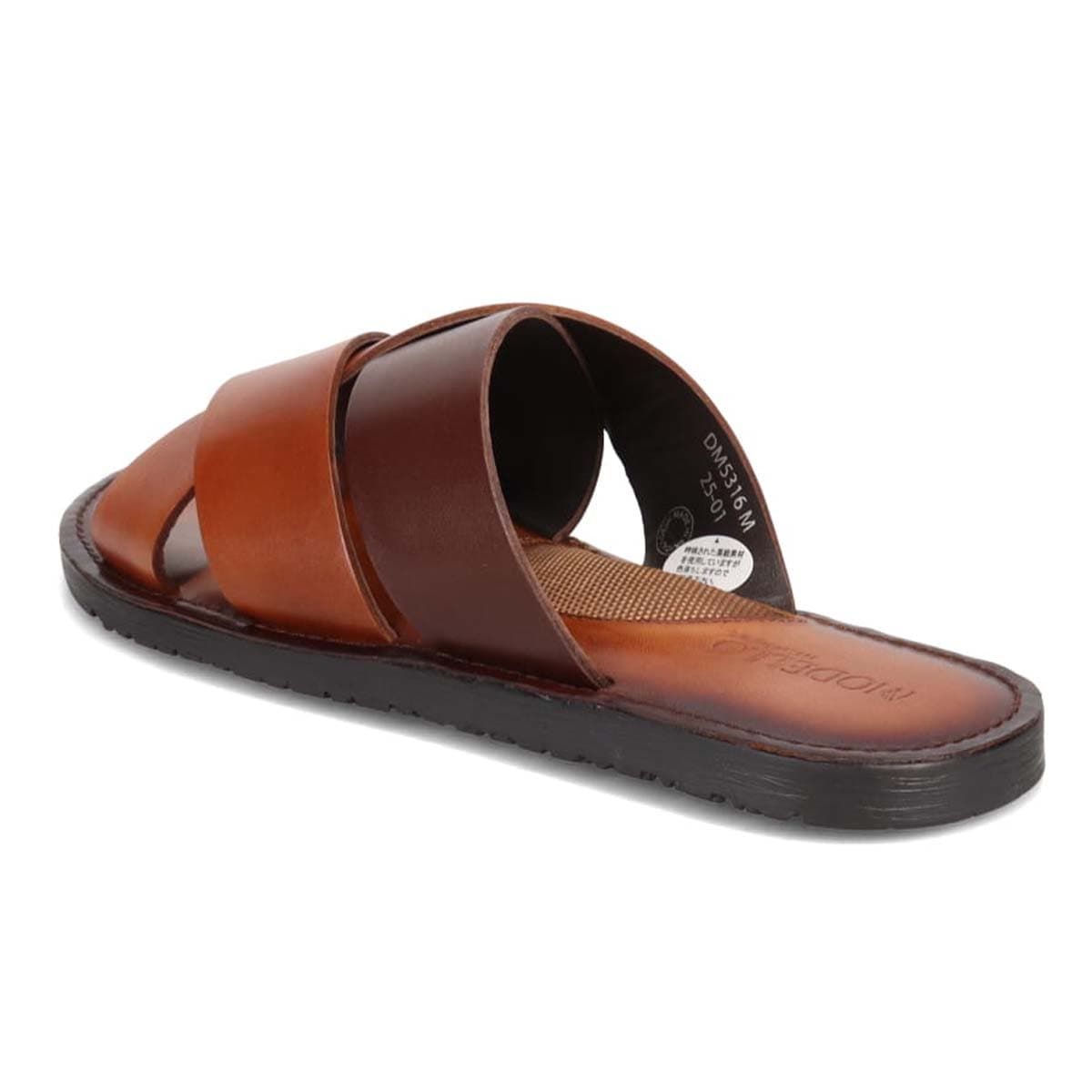モデロ MODELLO レザーサンダル　DM5316 BROWN/DARKBROWN M(25.0～25.5cm)