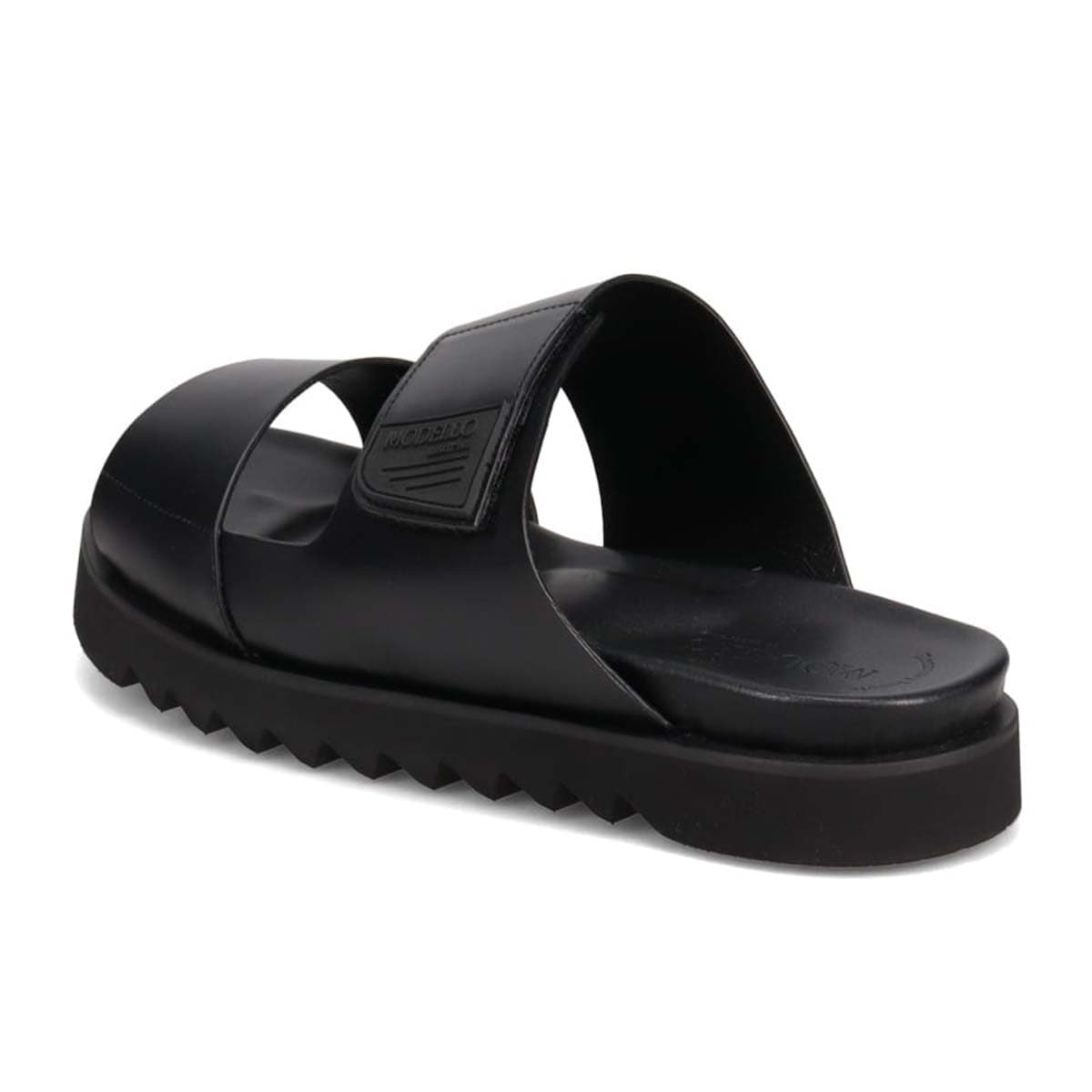 モデロ MODELLO 「リカバリーインソール」搭載で指圧効果により血行を115％促進。Recovery厚底サンダル　DM5320R BLACK M