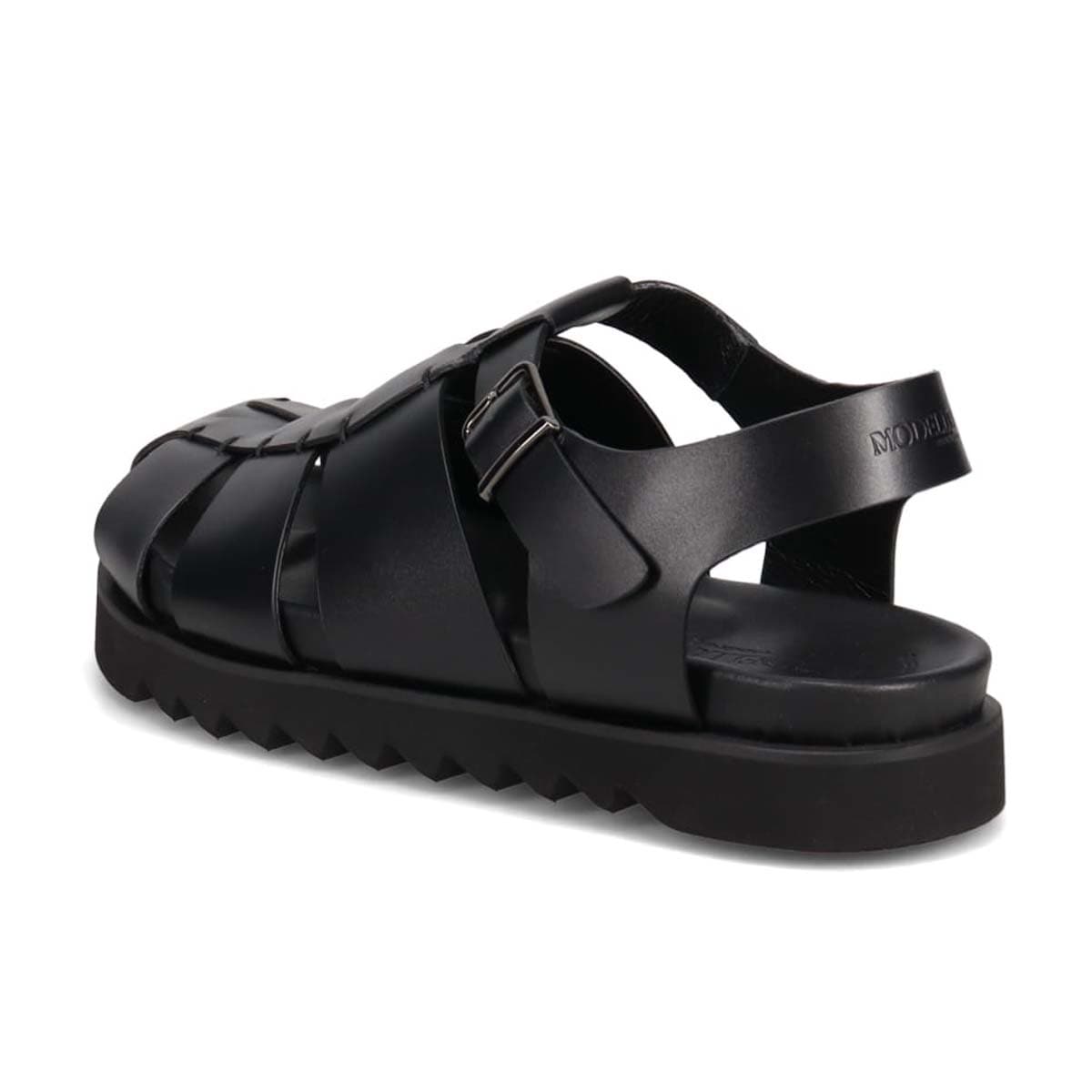 モデロ MODELLO 「リカバリーインソール」搭載で指圧効果により血行を115％促進。Recovery厚底サンダル　DM5321R BLACK M