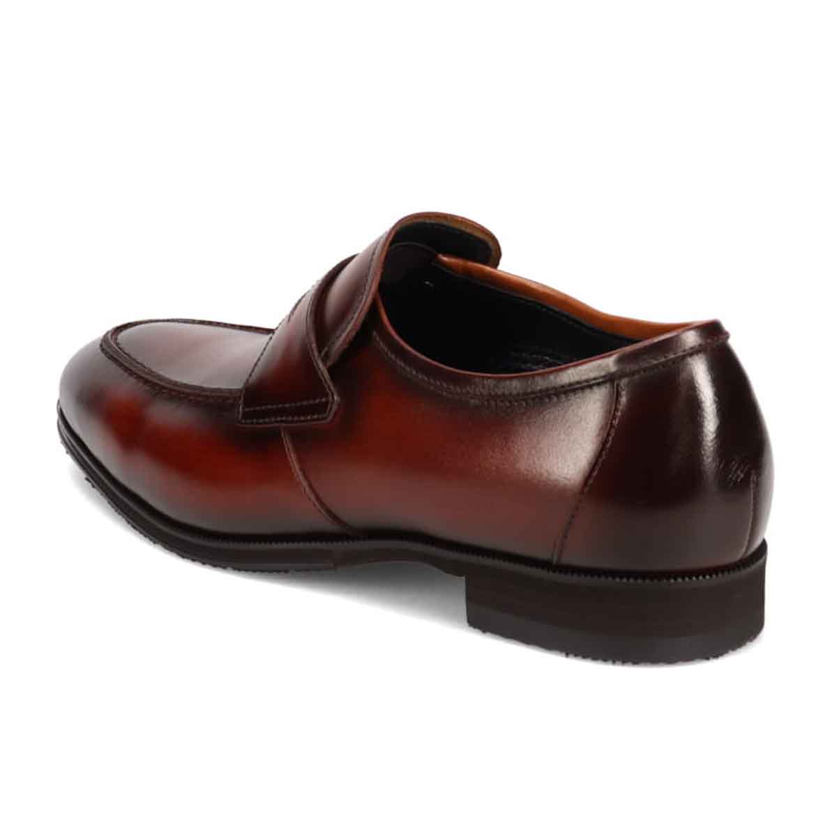 【GORE-TEX】モデロMODELLO「RecoveryShiatsu Insole」搭載で指圧効果により血行をよくする。スリッポンビジネスシューズ　DM5532GR BROWN 25.0