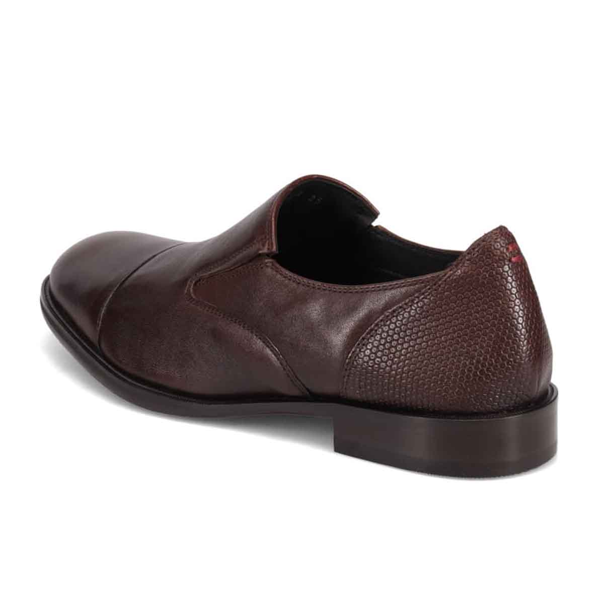モデロ MODELLO 「Recovery Shiatsu Insole」搭載で指圧効果により血行をよくする。サイドゴア カジュアルスリッポンビジネスシューズ　DM5534XR D-BROWN 25.0