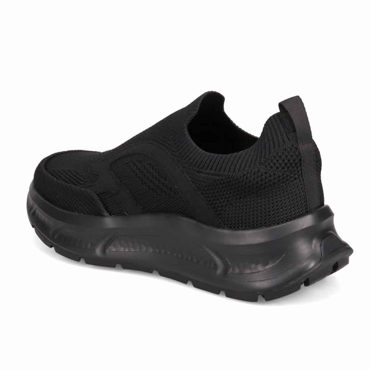 モデロ MODELLO 「Recovery Shiatsu Insole」搭載で指圧効果により血行をよくする。厚底ニット スリッポンスニーカー　DM6531R BLACK 25.0