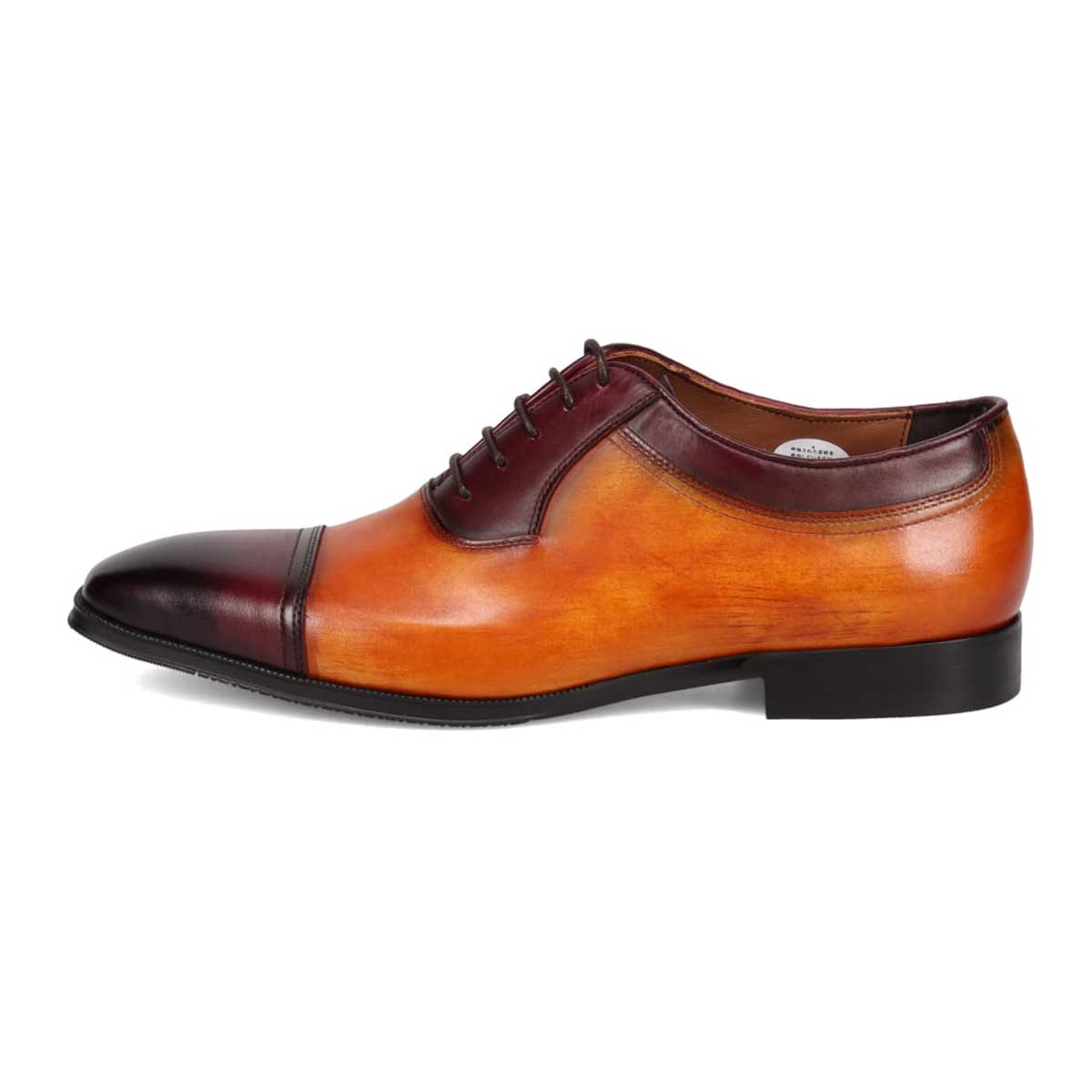 世界初のカバロス加工シリーズモデロ MODELLO 内羽根ストレートチップビジネスシューズ　DM8201 WINE/BROWN 25.0