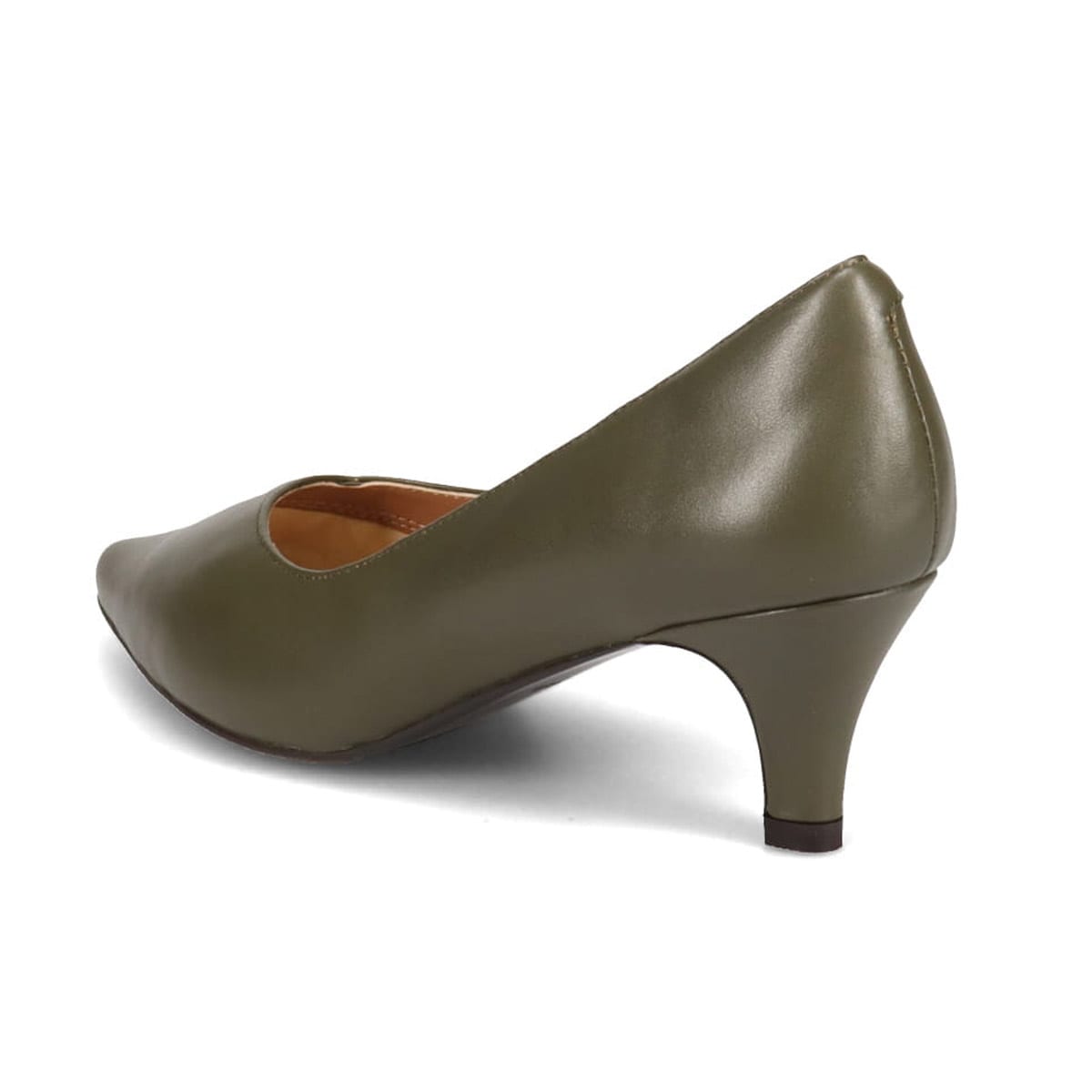 MODELLO 比類ないしなやかさと快適な履き心地が生まれる 『SOFURA』 ポインテッドトゥ・パンプス　DML4519 KHAKI 23.0