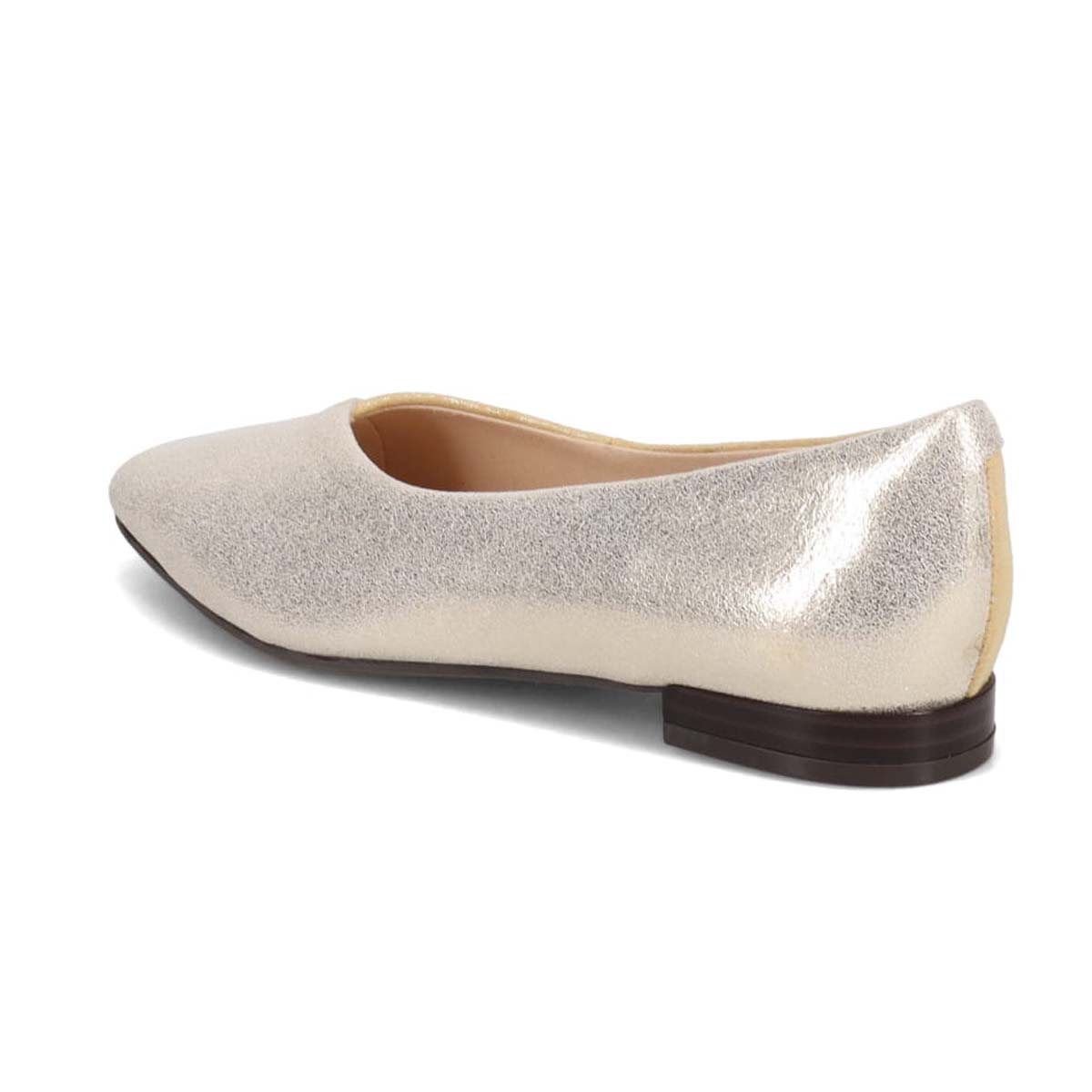 【撥水仕様】モデロ MODELLO 2.0cmヒール バレエシューズ  DML5501 GOLD/C 23.0