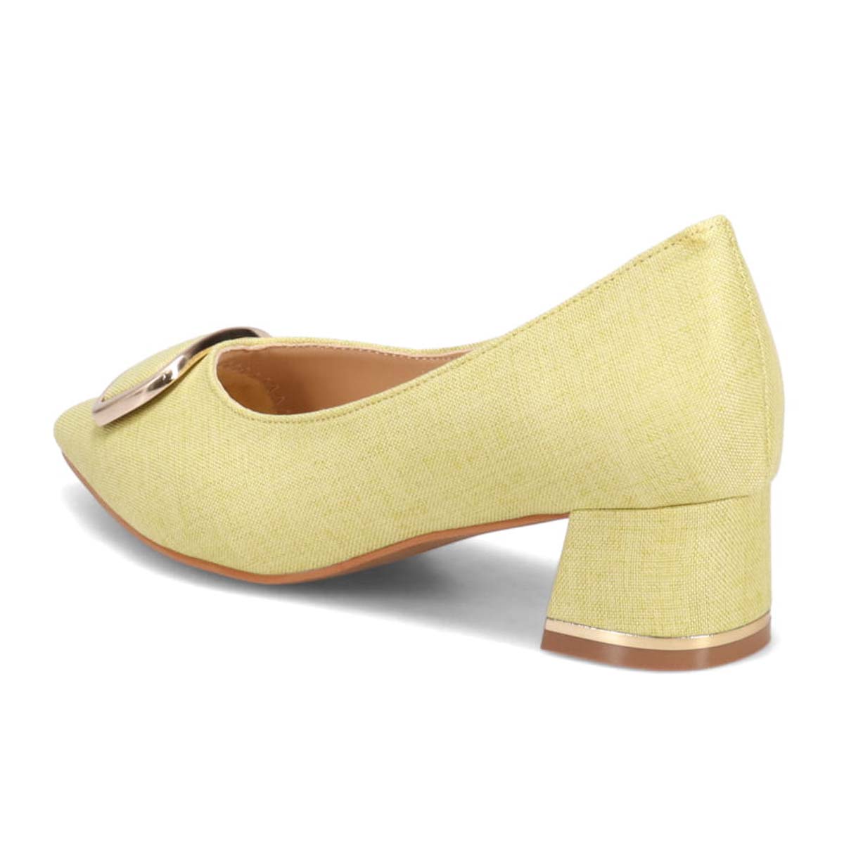 モデロ MODELLO 「リカバリーインソール」搭載で指圧効果により血行を115％促進。Recoveryポインテッドパンプス　DML5505R L-GREEN-TX 23.0