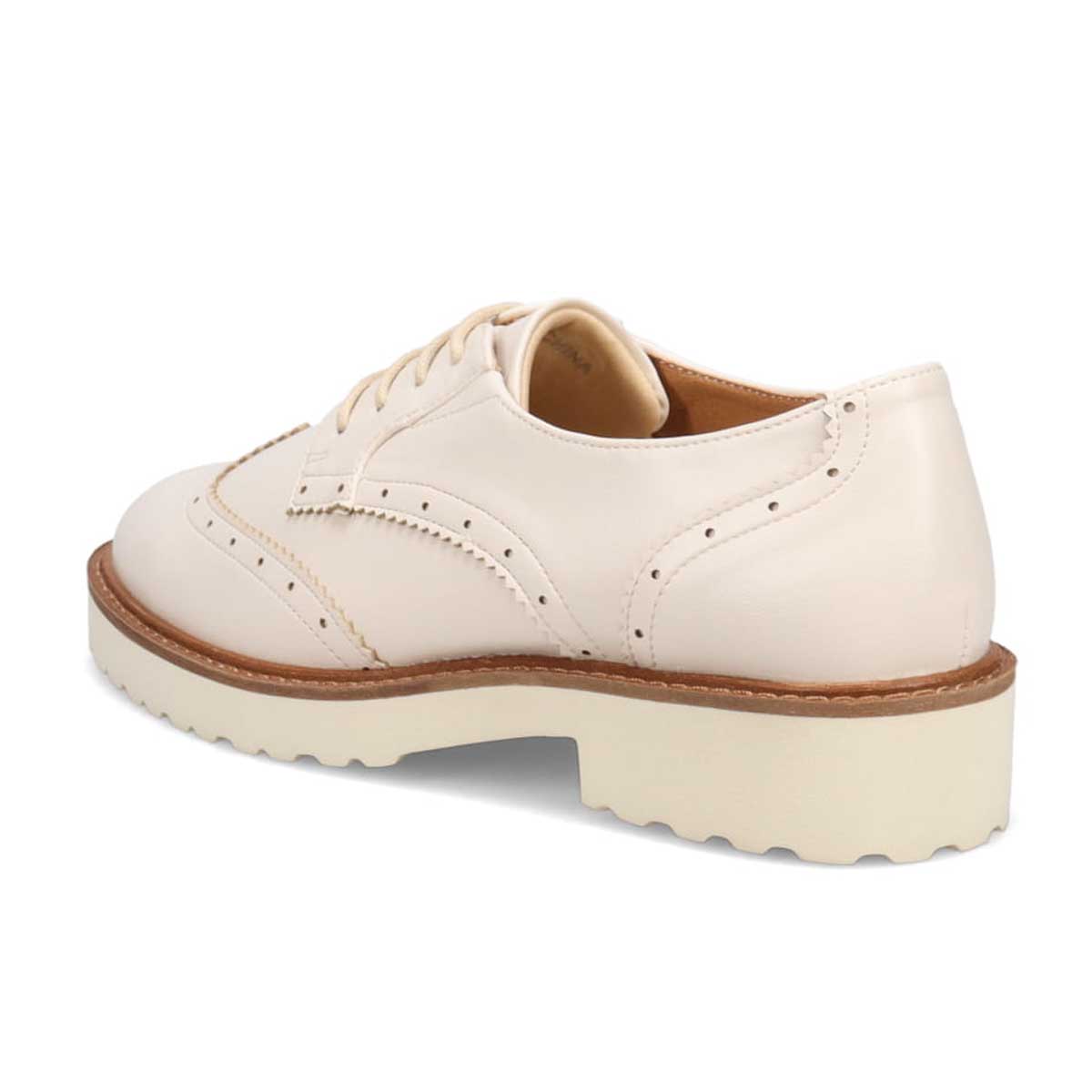 モデロ MODELLO 「リカバリーインソール」搭載で指圧効果により血行を115％促進。Recoveryスタンダードオックスフォードシューズ　DML6062R IVORY 23.0