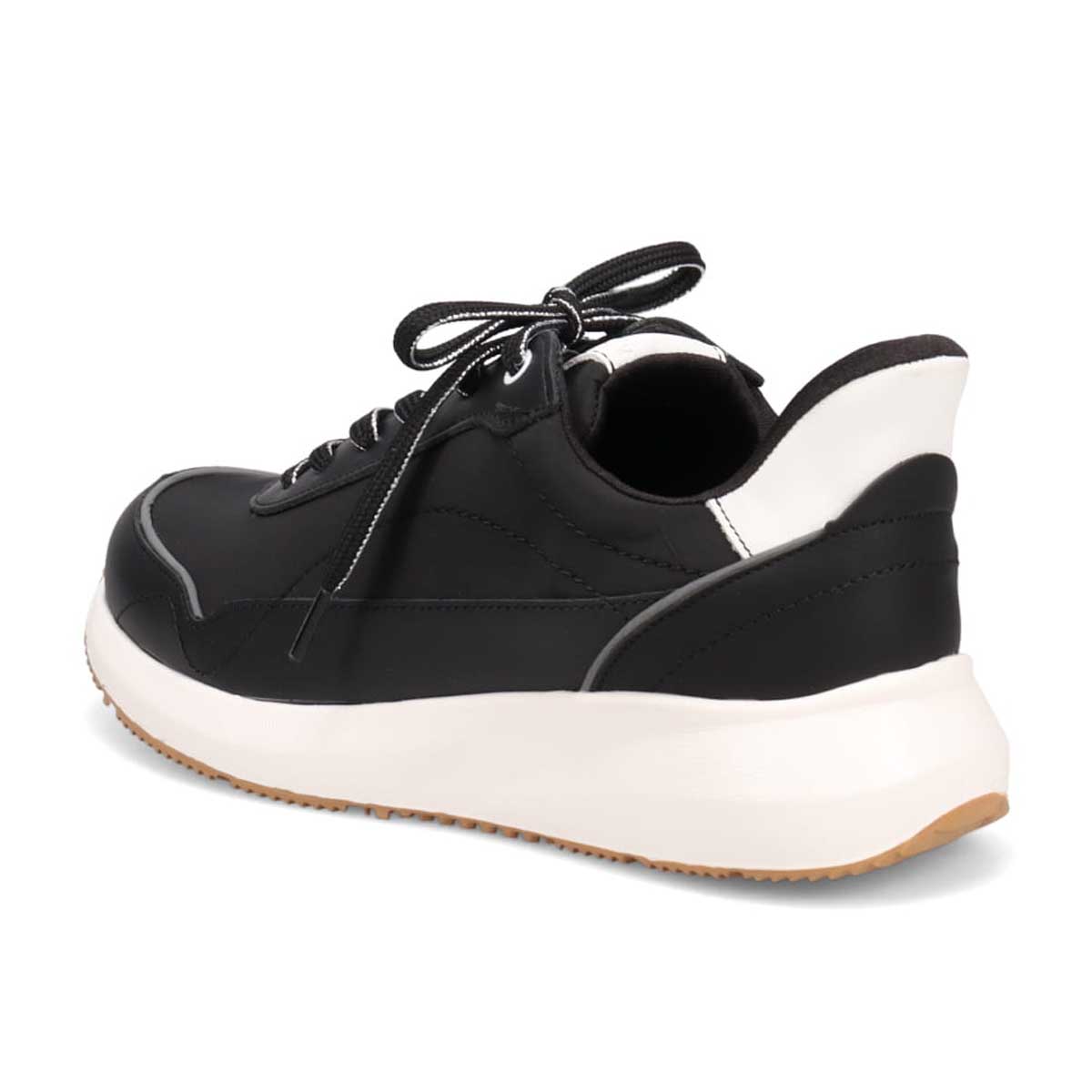 モデロ MODELLO 「リカバリーインソール」搭載で指圧効果により血行を115％促進。Recovery軽量ソールナイロンスニーカー　DML6067R BLACK 23.0