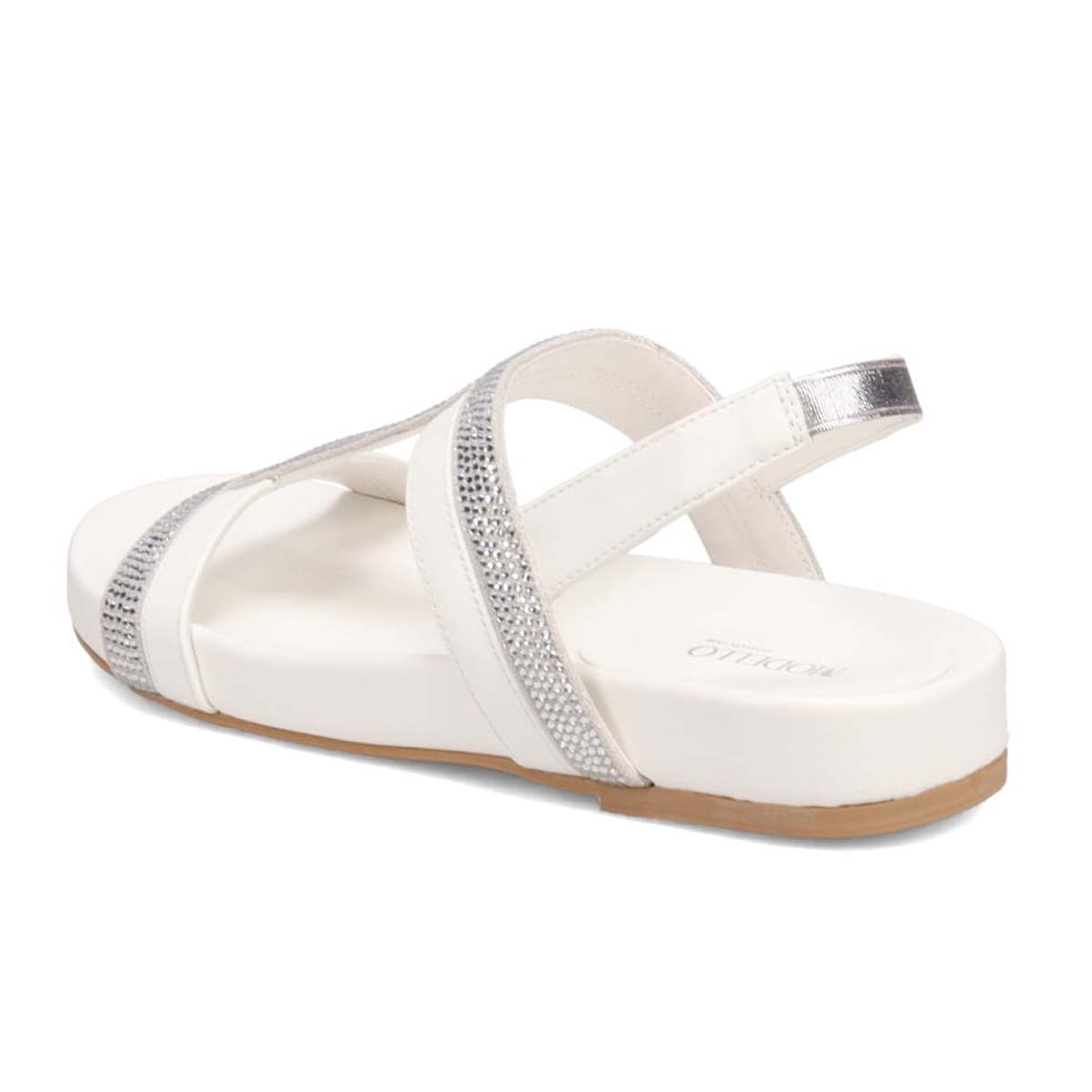 モデロ MODELLO フットベッドミッドソールサンダル　DML8808 WHITE M（23～23.5）