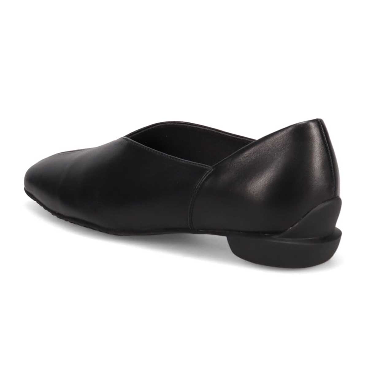 モデロ MODELLO 「リカバリーインソール」搭載で指圧効果により血行を115％促進。Recoveryスクエアパンプス　DML8827R BLACK 23.0