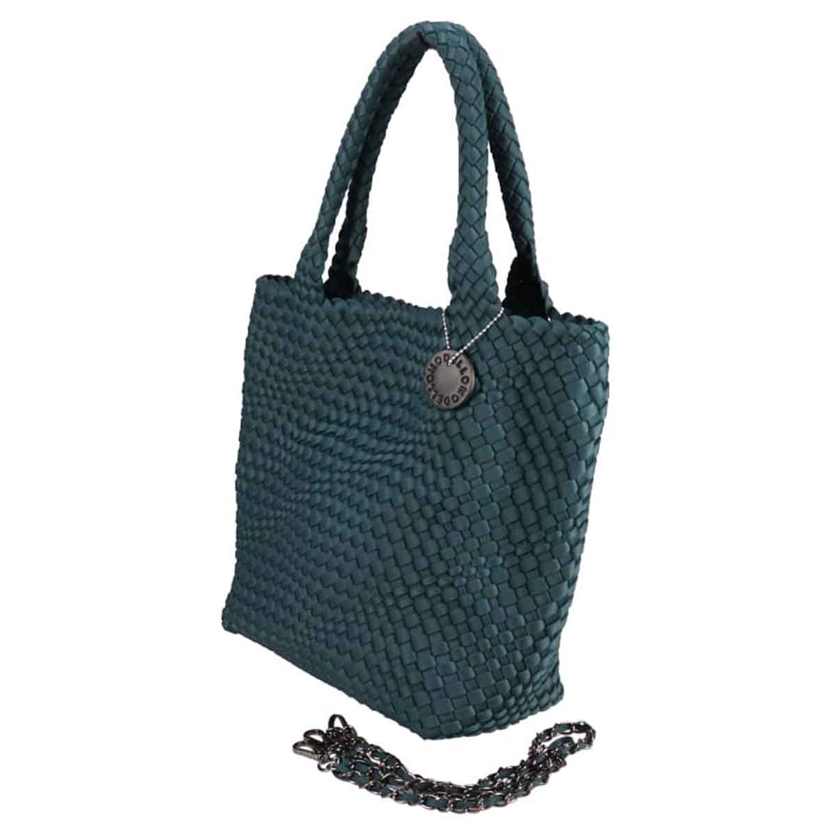 モデロ MODELLO 艶のあるメッシュ素材の大人アイテム メッシュバッグ　DMLB110 NAVY FREE