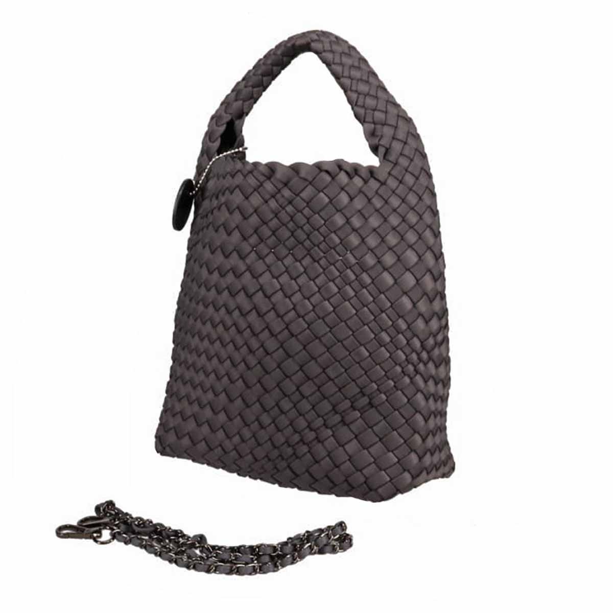 モデロ MODELLO 艶のあるメッシュ素材の大人アイテム メッシュバッグ　DMLB111 GRAY FREE