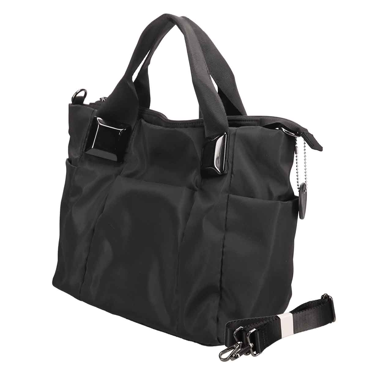 モデロ MODELLO　軽量ナイロン 2WAY マルチポケットトートバッグ　DMLB116 BLACK FREE