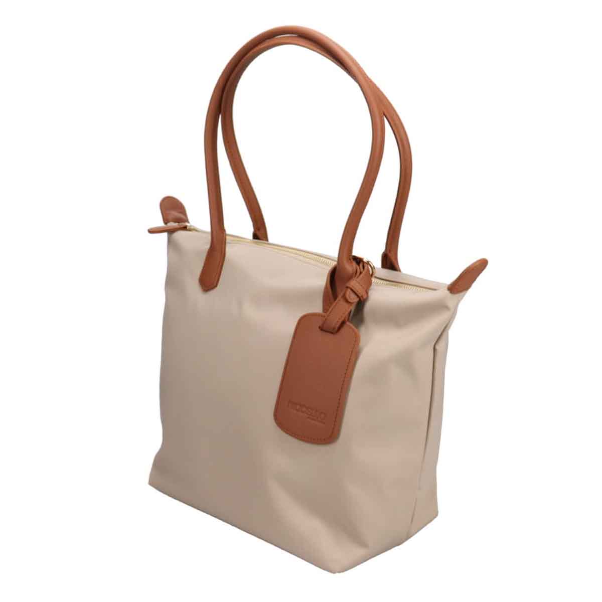 モデロ MODELLO　【王道キレイめ】高機能デイリーナイロントートバッグ　DMLB400 L-BEIGE FREE