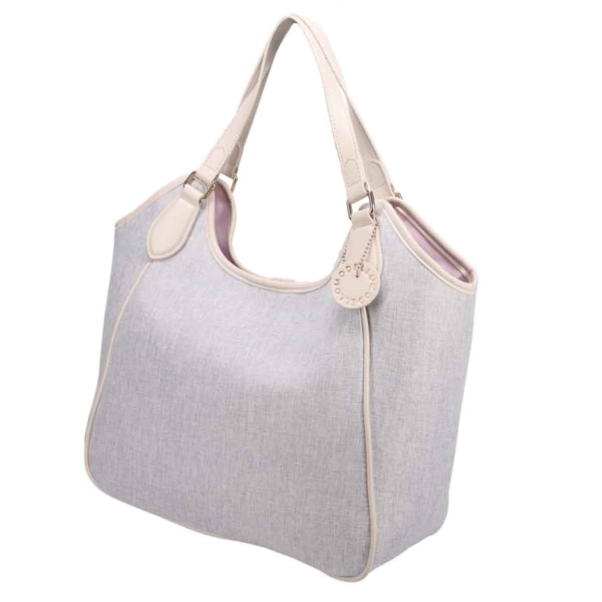 モデロ MODELLO　大人女性のためのエレガント キャンバストートバッグ　DMLB501 GRAY FREE