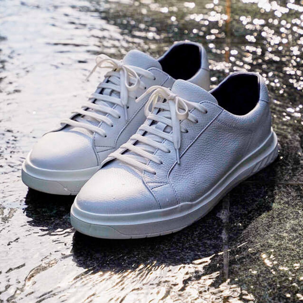 【GORE-TEX】モデロ MODELLO 日本初の「圧倒的」機能を搭載したGORE-TEXレザーシューズ　DMW751G WHITE 25.0