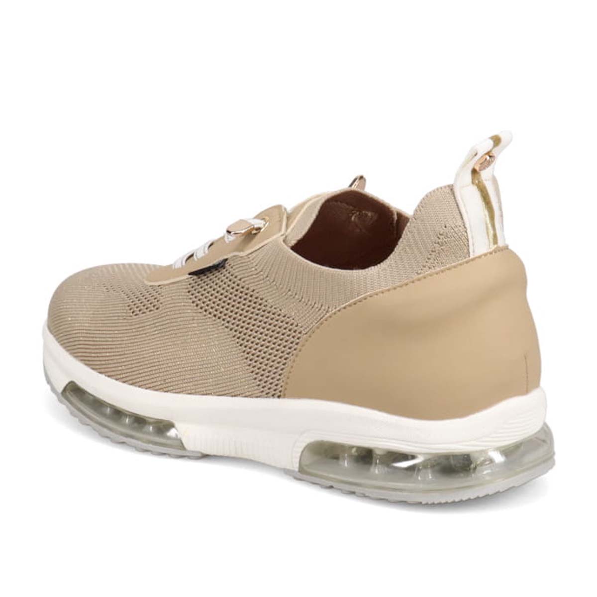 エル スポーツ ELLESPORT ニットスニーカー　ESP12593 BEIGE-M 23