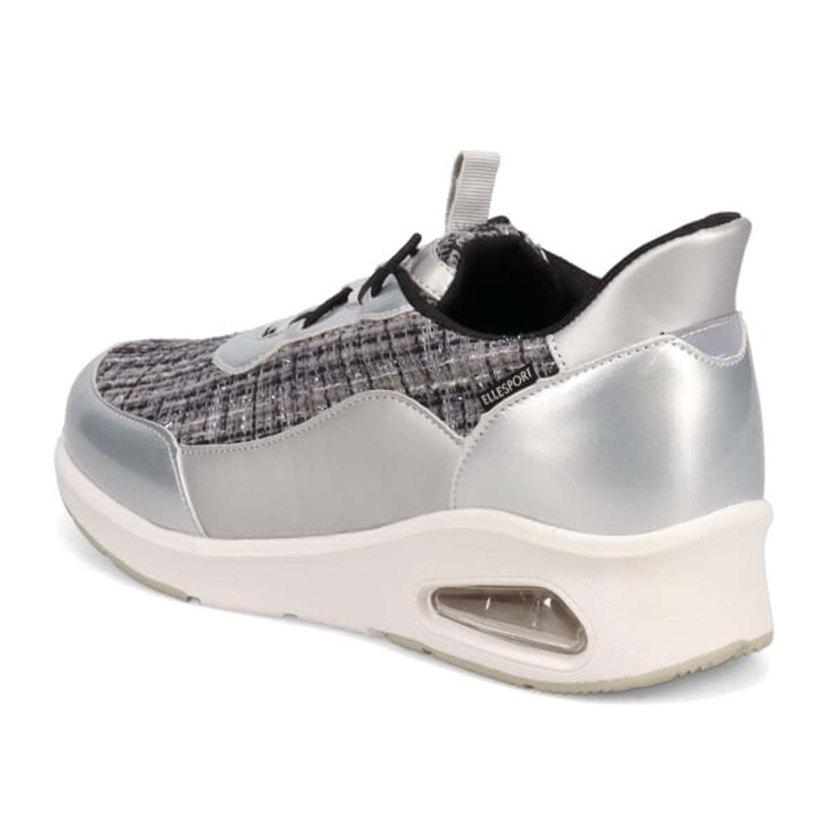 【4cm4時間防水設計】エル スポーツ ELLESPORT クイックフィットエアソールスニーカー　ESP12599 GRAY-TX 23.0