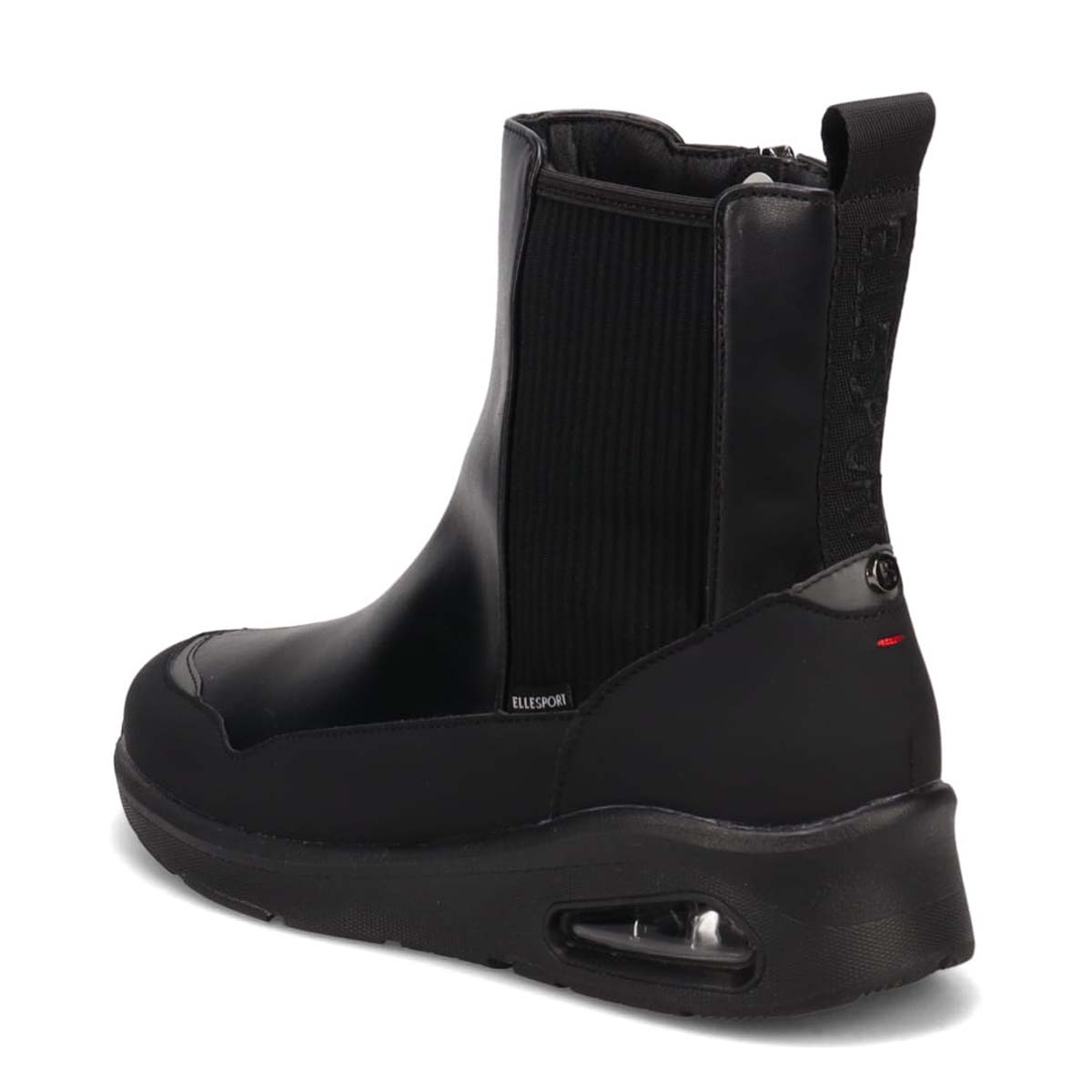【4cm4時間防水設計】エル スポーツ ELLESPORT エアソールサイドゴアブーツ　ESP12600 BLACK 23.0